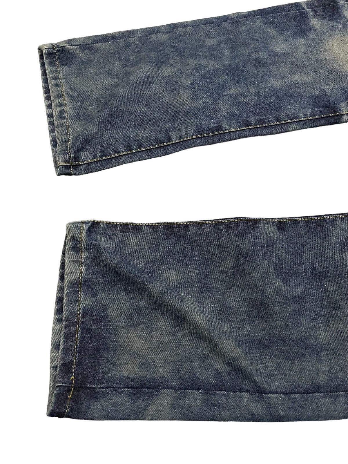 GOSTAR DE FUGA × Hysteric Glamour × Japanese Brand Martin Kustom Enzyme Mud Wash Distressed Jeans Size US 34 / EU 50 - 10 Thumbnail