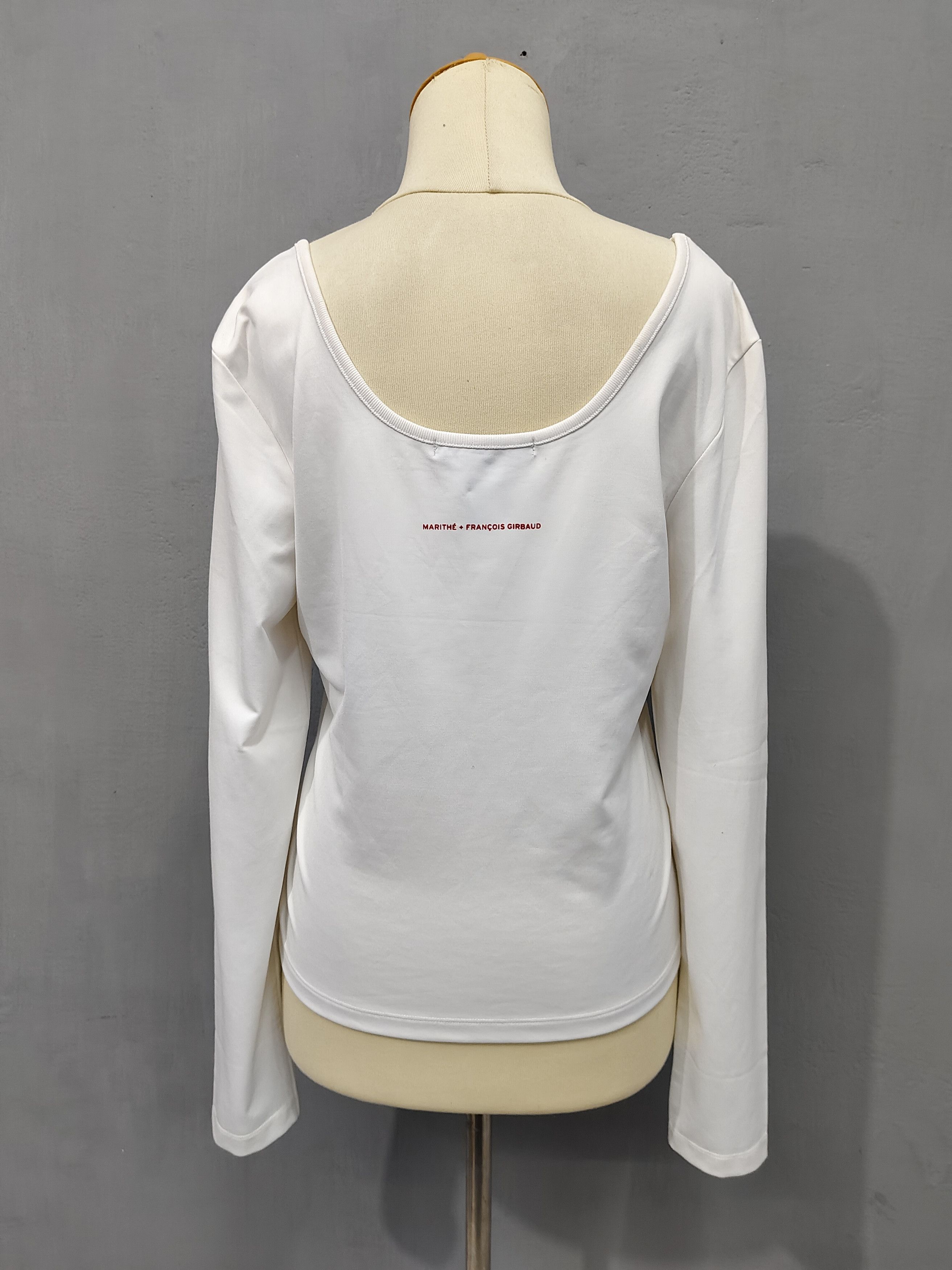 Marithe + Francois Girbaud 90s Marithe Francois Girbaud❤️‍🔥Striped Y2K Style Top Size XL / US 12-14 / IT 48-50 - 4 Thumbnail