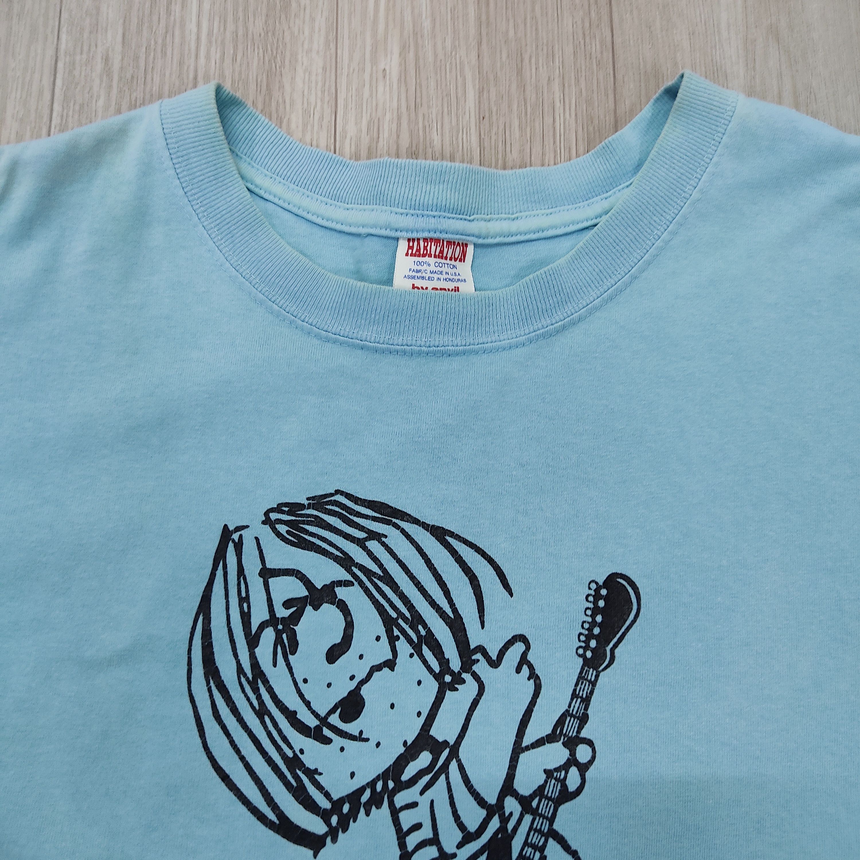 Band Tees Vintage KURT COBAIN "1967-1994" Quotes Promo T-shirt Size US M / EU 48-50 / 2 - 4 Thumbnail