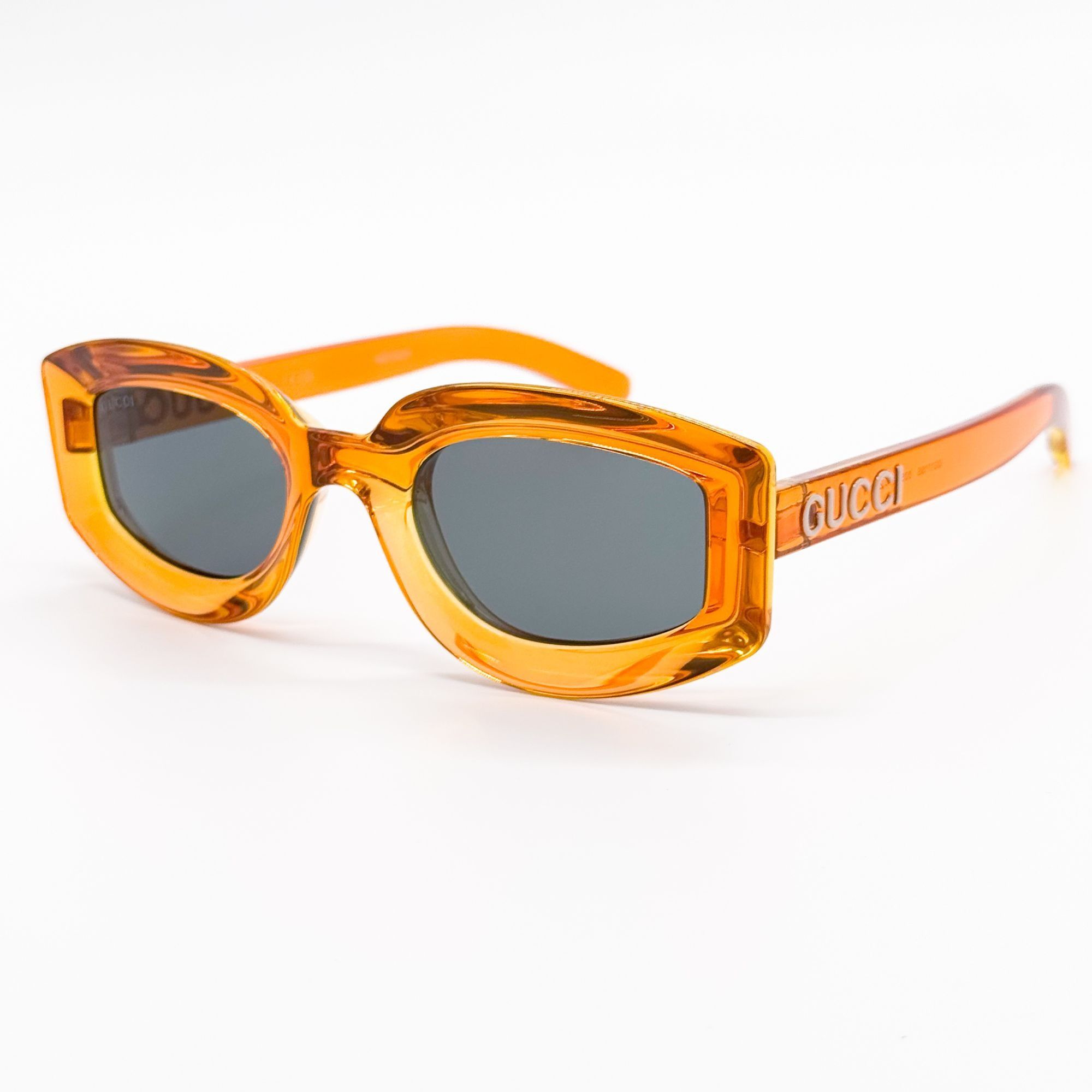 Gucci NEW GG1719S 005 GUCCI WOMEN ORANGE SUNGLASSES Size ONE SIZE - 3 Thumbnail
