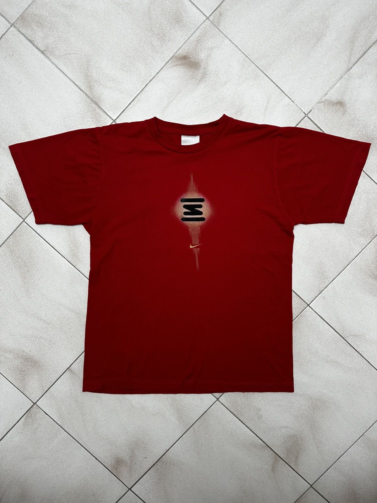 Nike × Vintage Nike Shox Graphic T-Shirt – Red Size US S / EU 44-46 / 1 - 1 Thumbnail