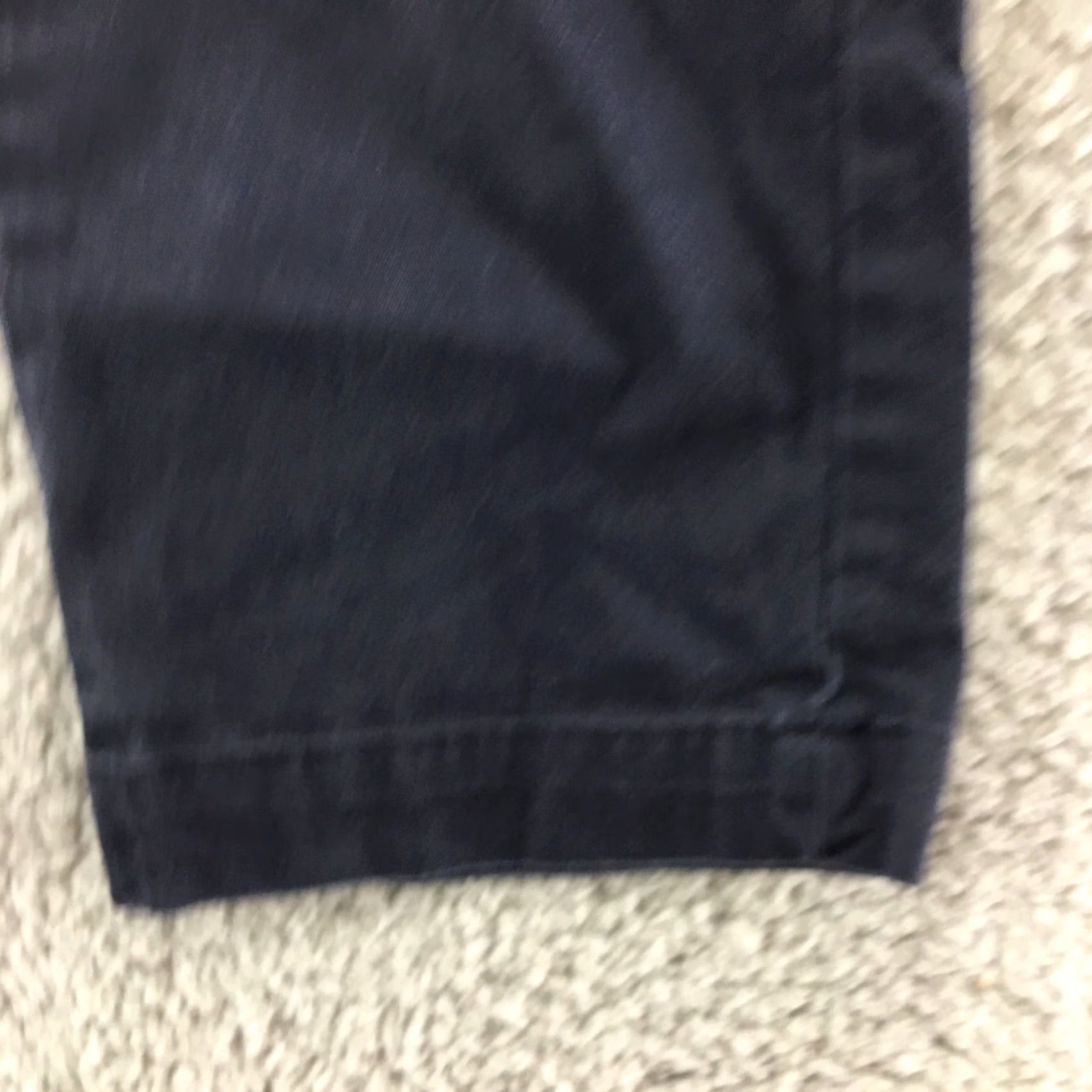 Banana Republic Banana Republic Aiden Chino Pants Mens 33x32 Blue Cotton Blend Mid Rise Zip Fly Shirt? Size US 33 - 5 Thumbnail