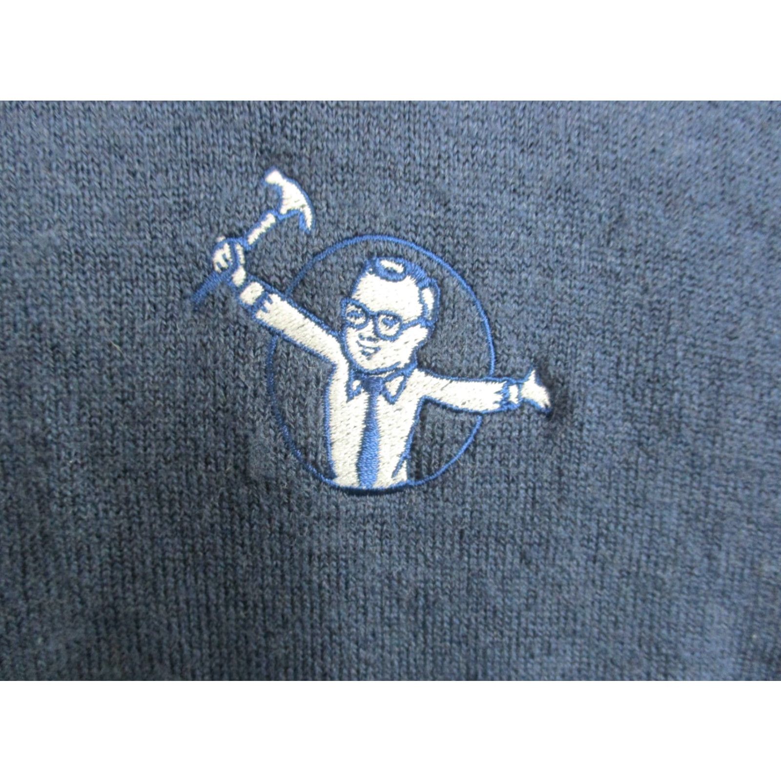 Peter Millar Peter Millar Crown Sweater Men’s Large Merino Wool Blend Blue 1/4 Zip Crewneck Sports Golf Knit Pullover Long Sleeve Solid Knit | Mens Size US L / EU 52-54 / 3 - 3 Thumbnail