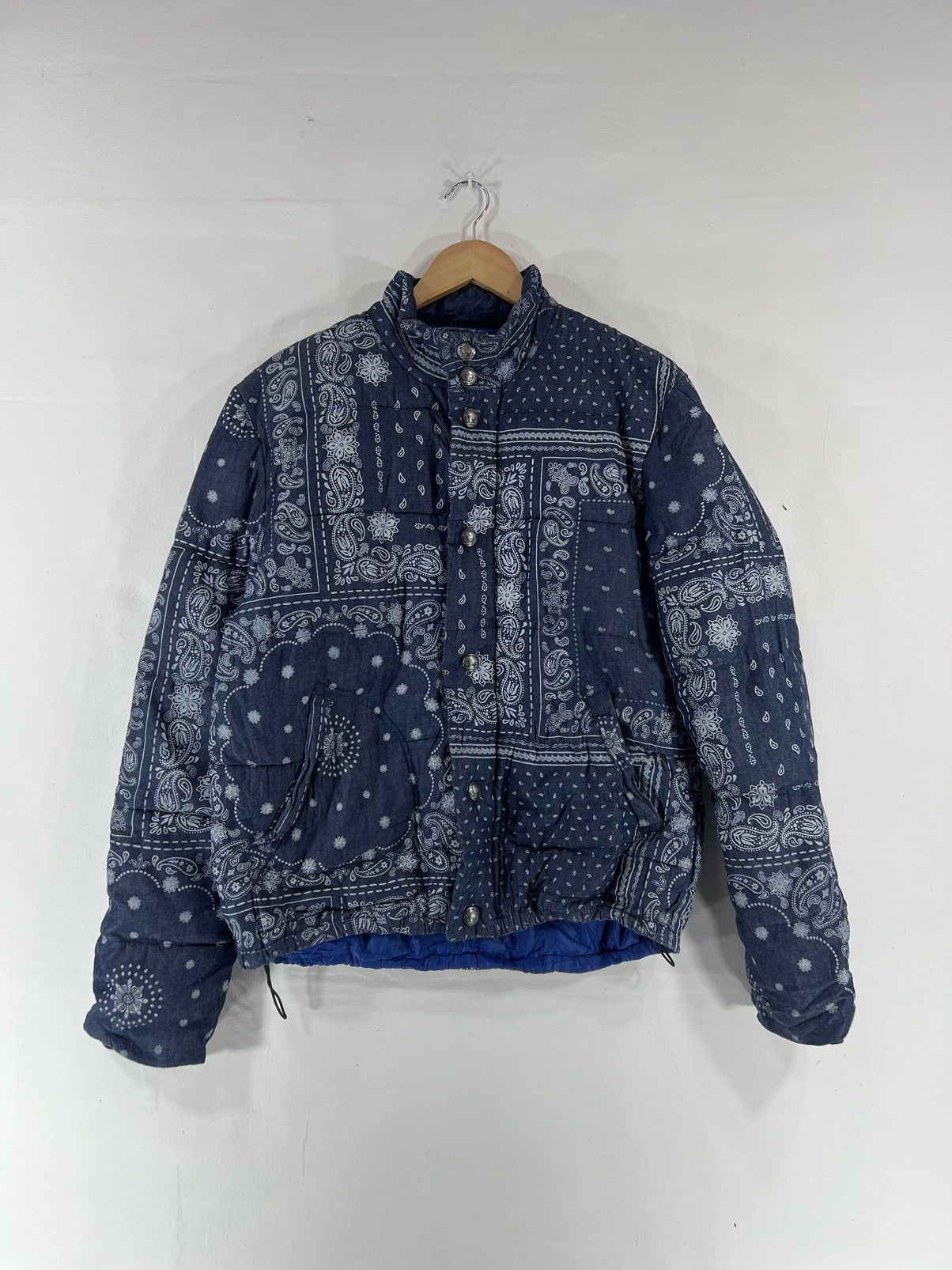 Kapital Kountry Vintage Jacket Half Puffer Jacket Paisley Design Size US L / EU 52-54 / 3 - 1 Thumbnail