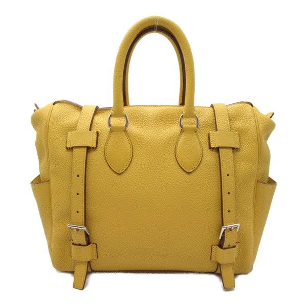 image of Hermes Clemence Sac Pursangle 30 in Yellow, Women's