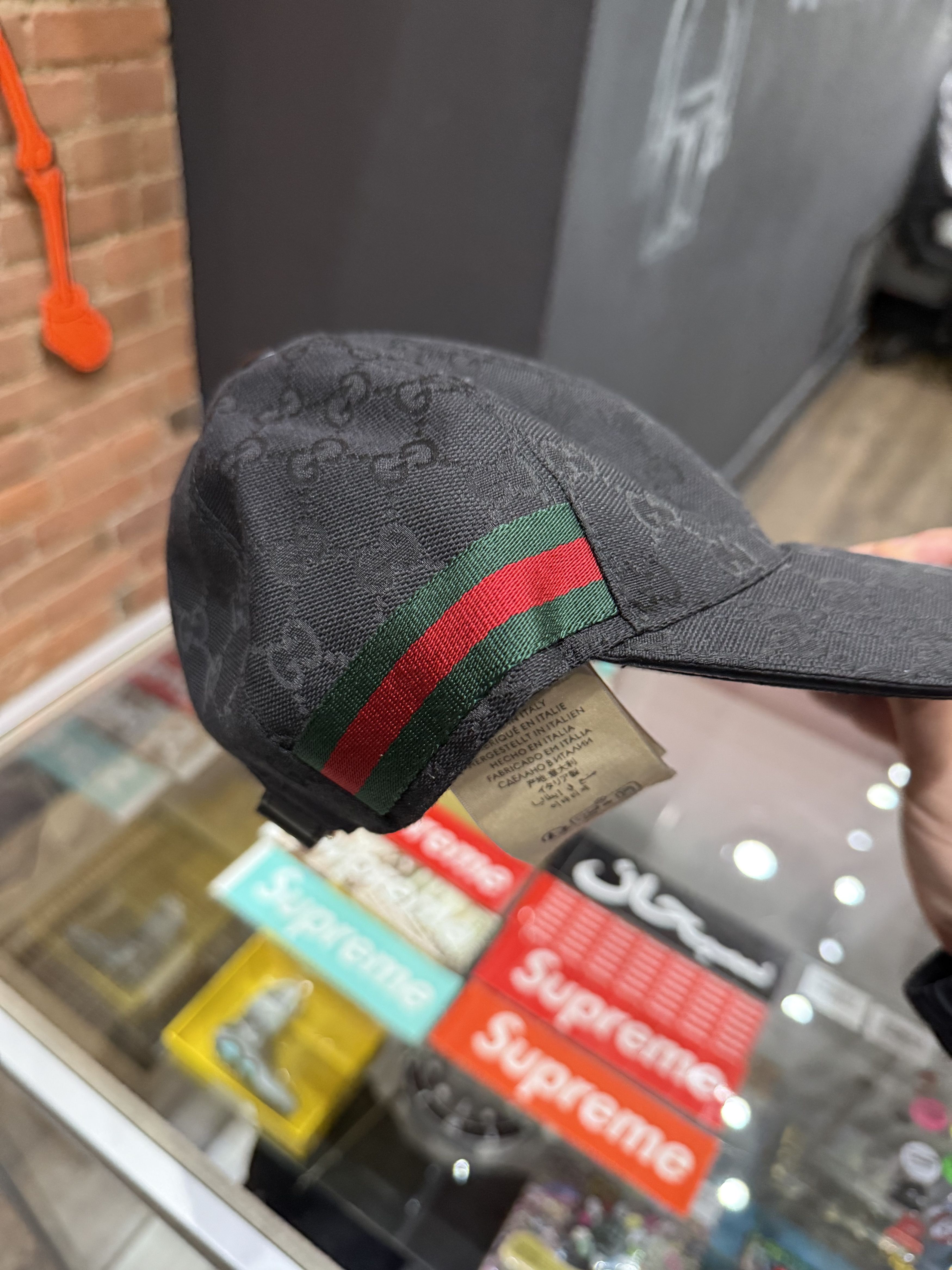 Gucci Gucci Monogram Stripe Hat Size ONE SIZE - 4 Thumbnail