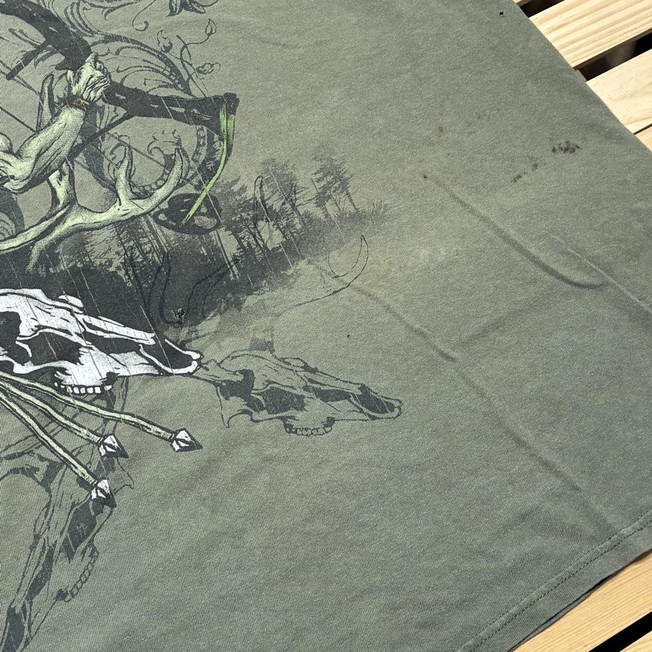 Other Skeleton Hunter Green Thrashed Y2K Country Tee Size 2XL Size US XXL / EU 58 / 5 - 3 Thumbnail