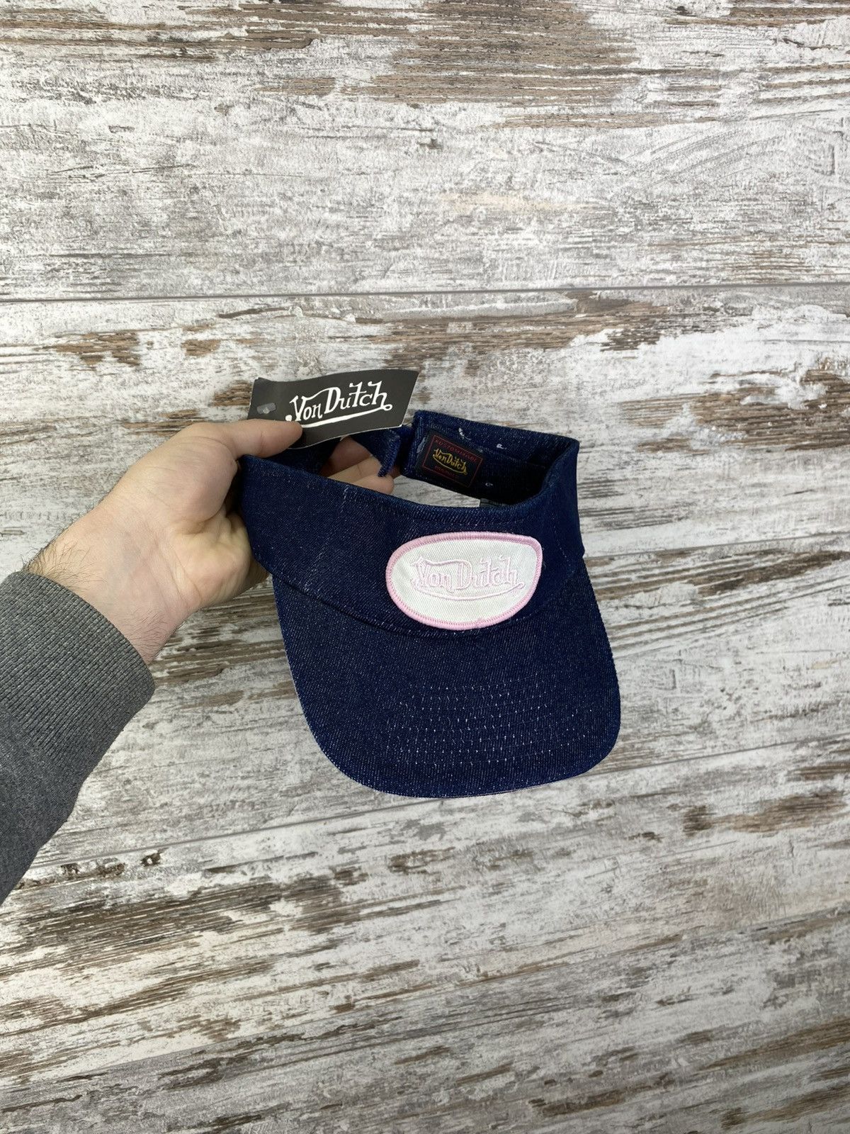 Vintage × Von Dutch Unisex Von Dutch visor cap hats OG streetwear drill Size ONE SIZE - 1 Thumbnail