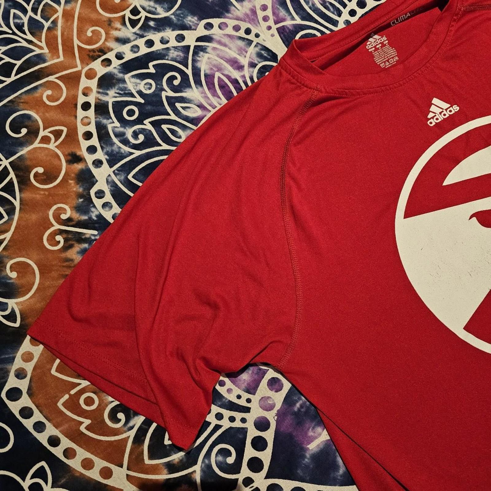 Adidas Adidas Men's White and Red Atlanta Hawks Basketball T-shirt Size US M / EU 48-50 / 2 - 3 Thumbnail