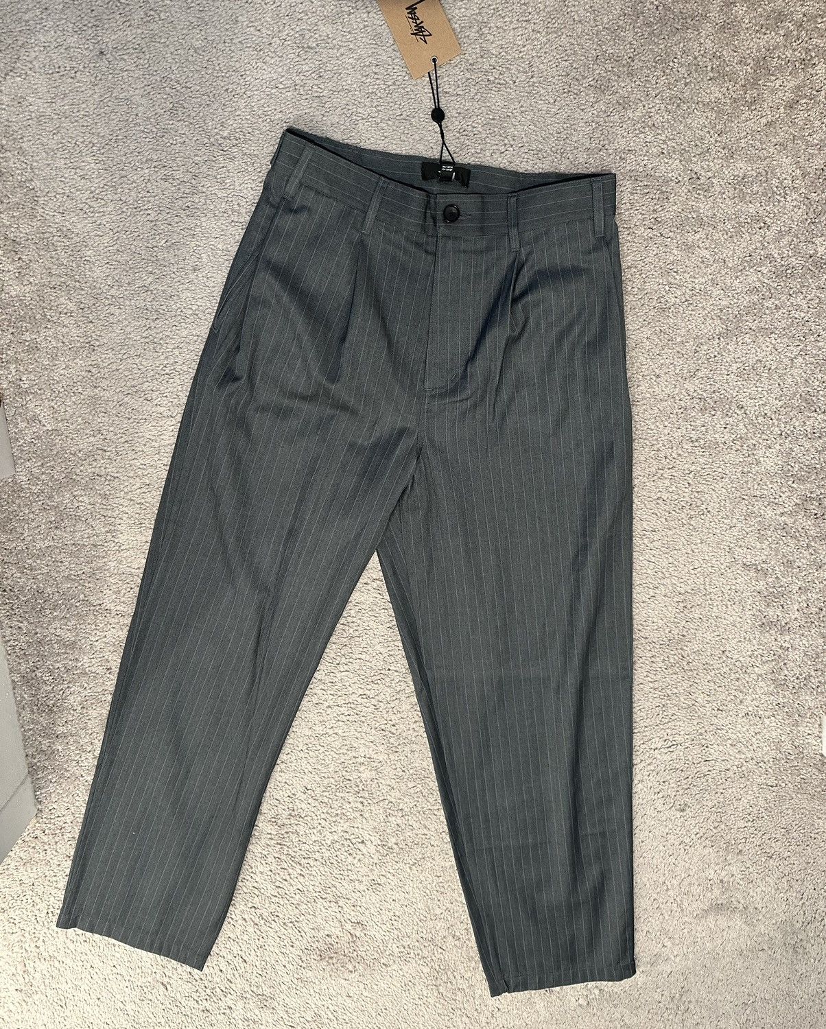 Stussy Stussy Volume Pleated Trouser Striped | Grailed