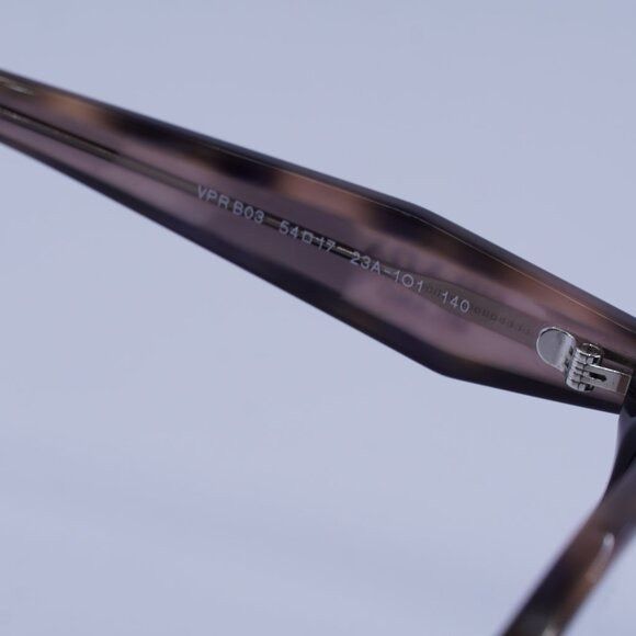 Prada Prada PRB03V 23A1O1 Eyeglasses Havana Muave 54mm Square Size ONE SIZE - 7 Thumbnail