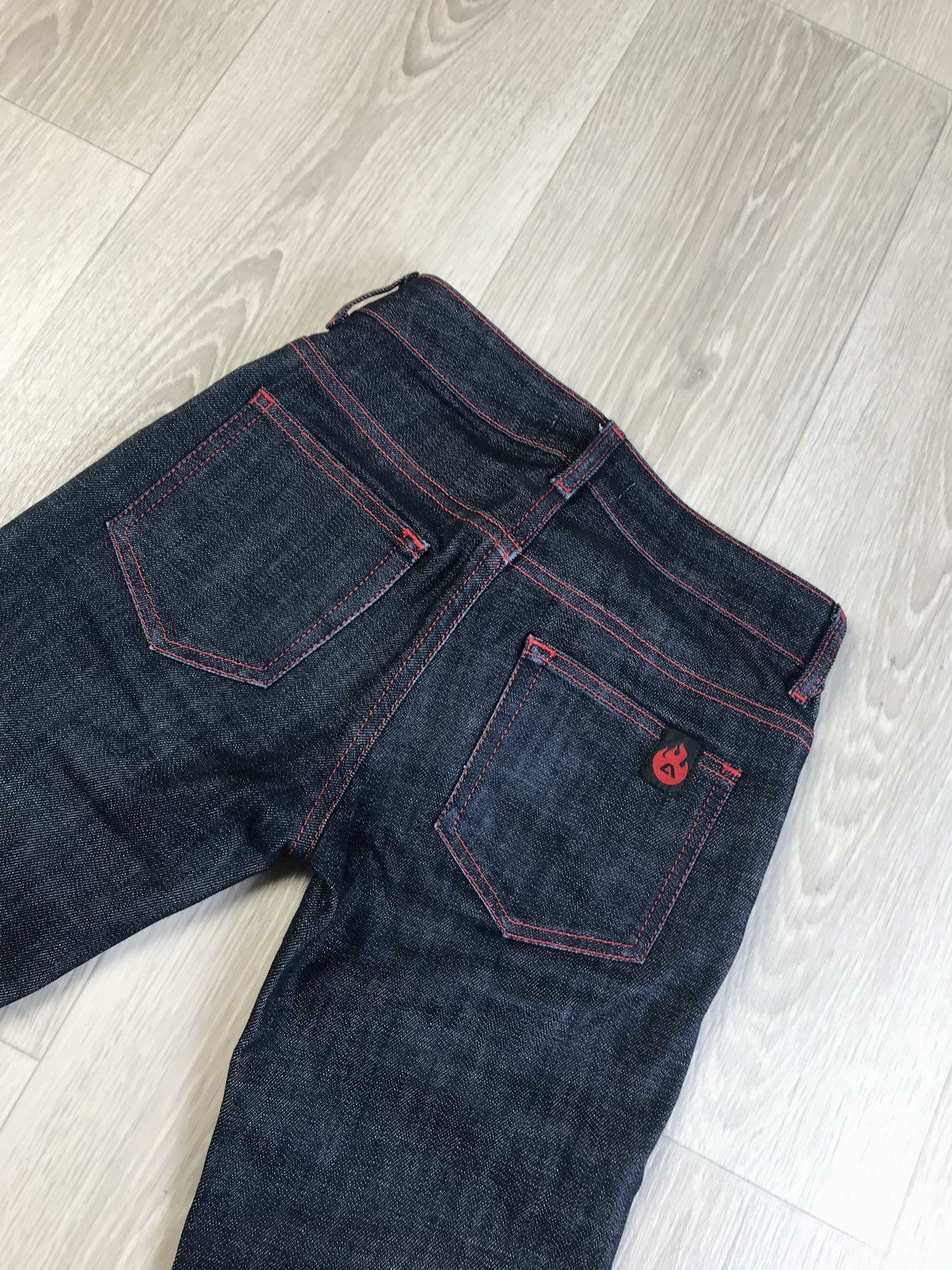 Acne Studios Rare vintage Acne Studios Hex Red Stitch Jeans Denim Size 25" / US 0 / IT 36 - 6 Thumbnail