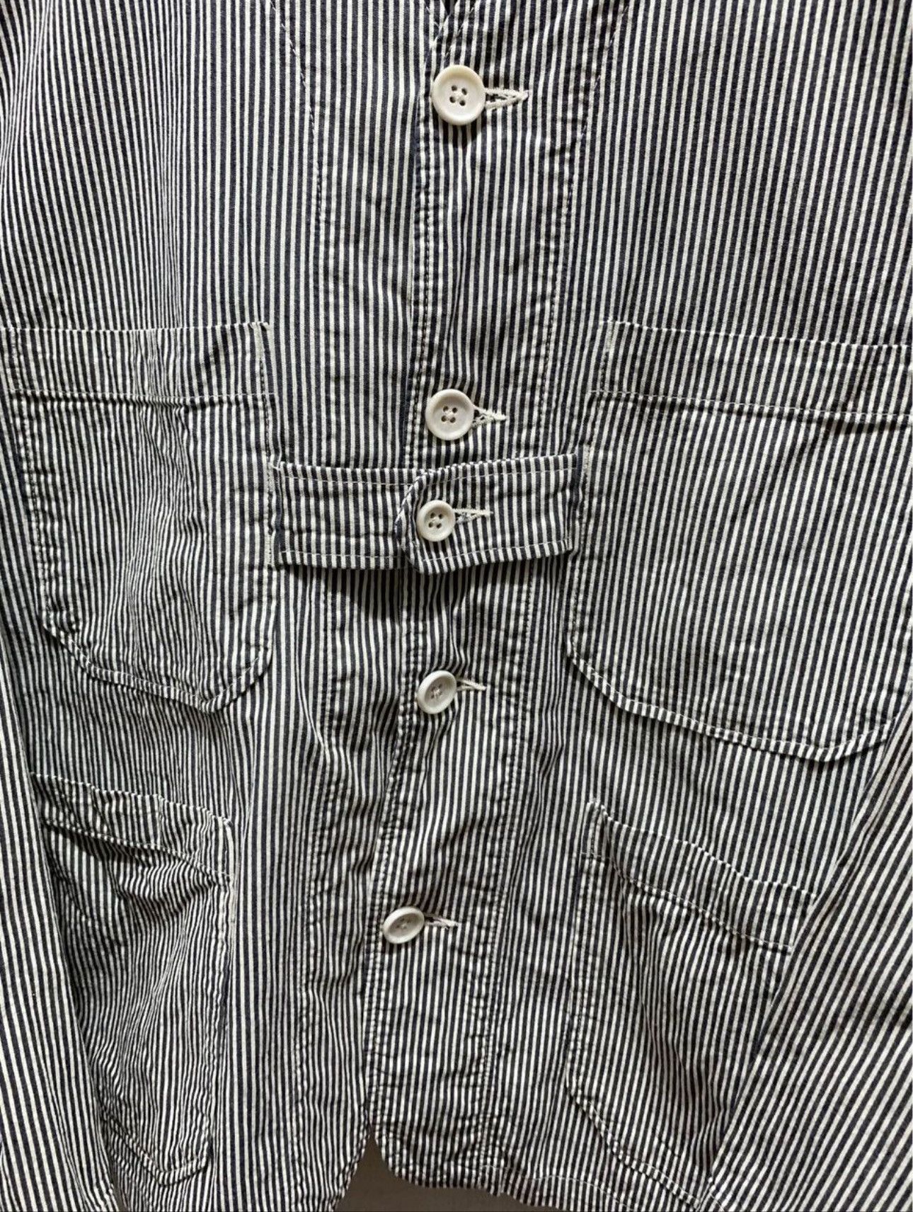 Engineered Garments Engineered garments cardigan jacket seersucker Size US XS / EU 42 / 0 - 10 Thumbnail