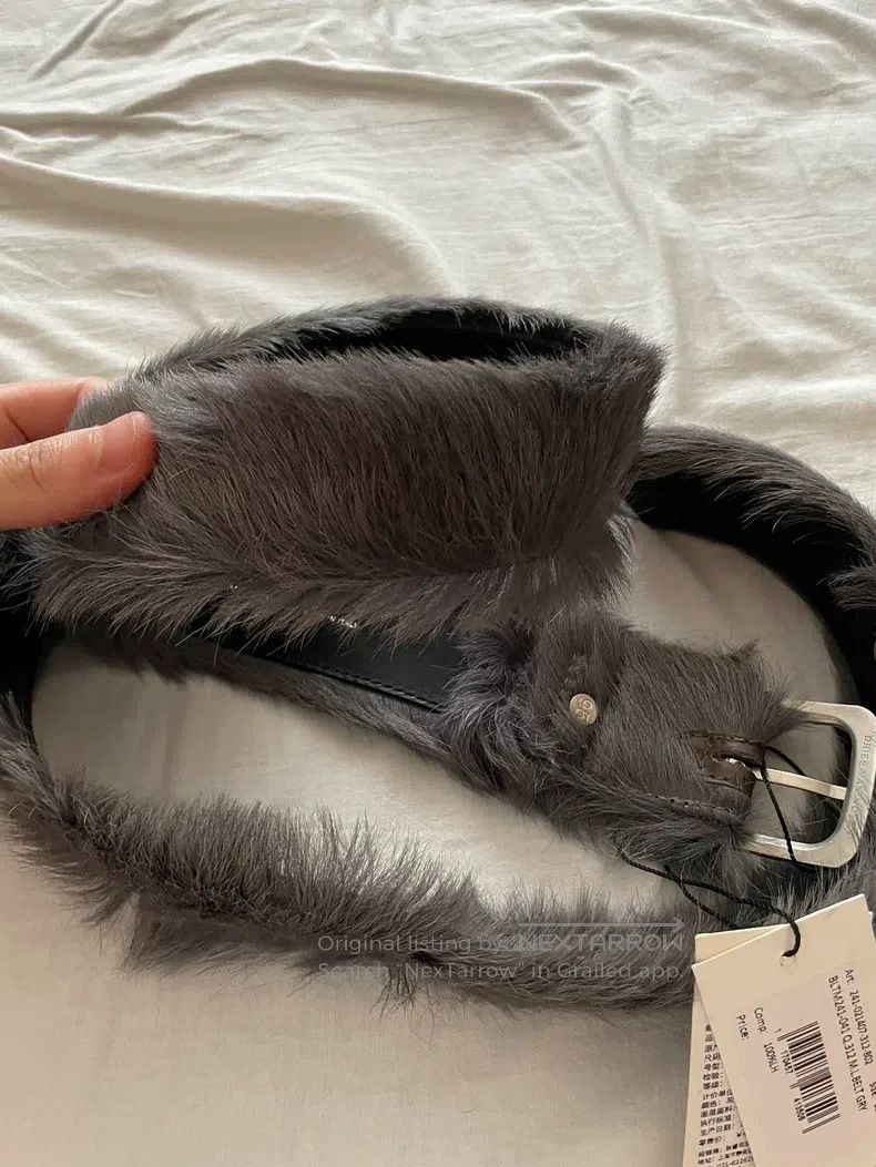 Dries Van Noten Dries Van Noten Horse Hair Fur Belt Size ONE SIZE - 3 Thumbnail