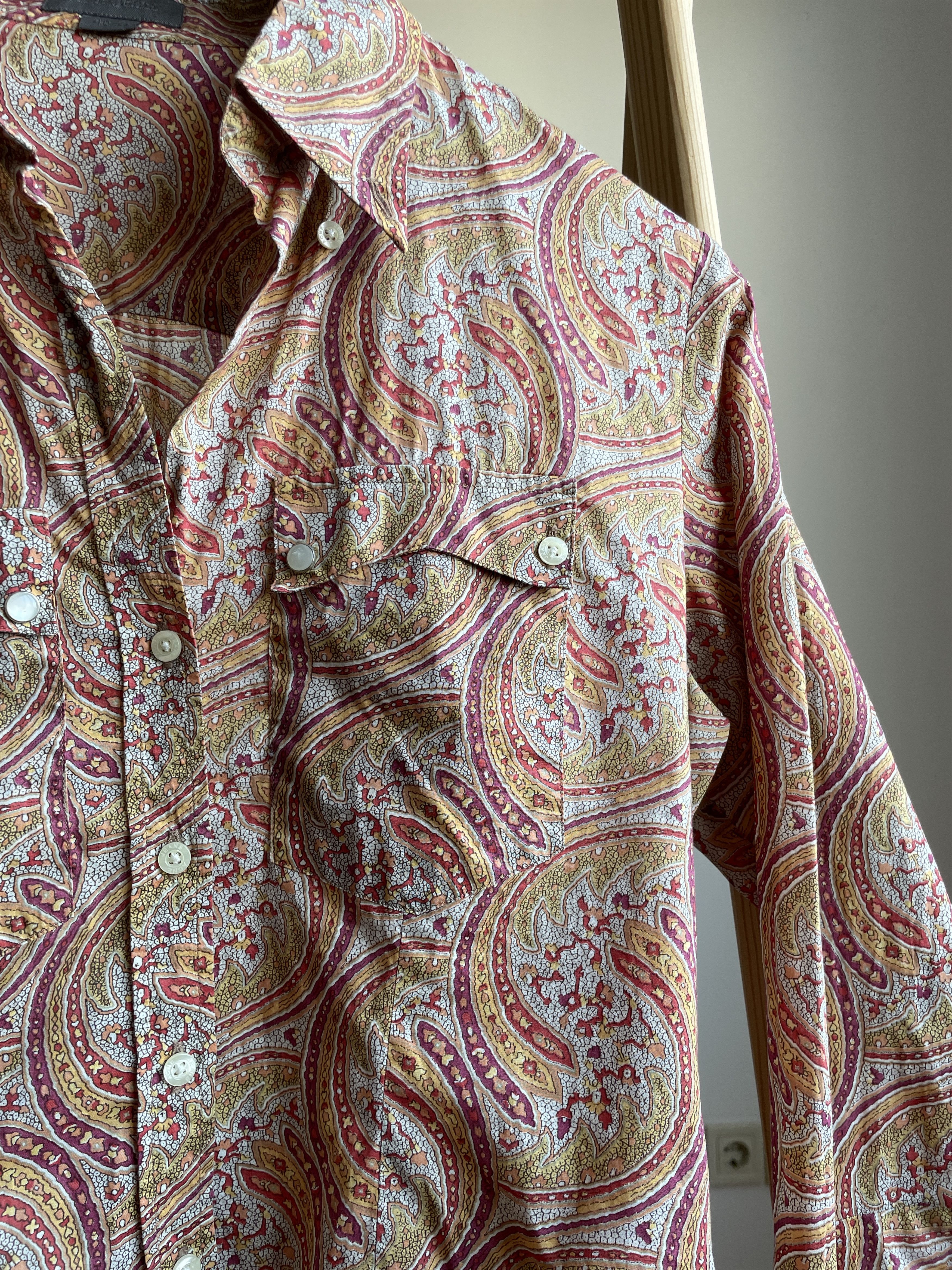 Acne Studios Acne Jeans Acne Studios Vintage Womens Boast Paisley Blouse Size L / US 10 / IT 46 - 4 Thumbnail