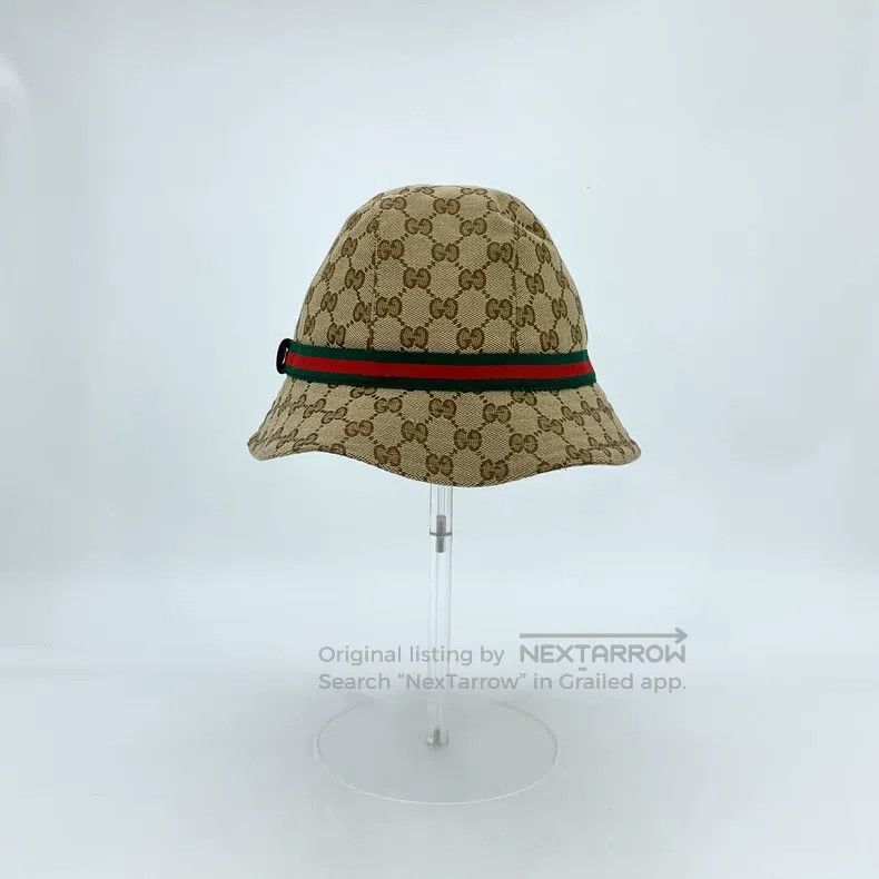 Gucci Gucci SizeL Brown logo jacquard full-print cotton casual fi Size ONE SIZE - 2 Thumbnail