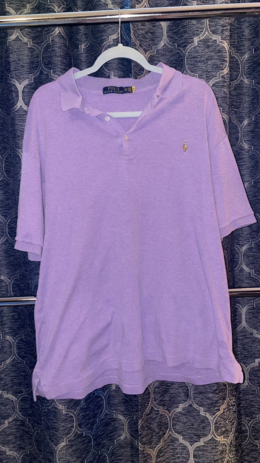 Polo Ralph Lauren POLO Ralph Lauren Classic Polo Shirt - Light Purple Size US XL / EU 56 / 4 - 2 Thumbnail