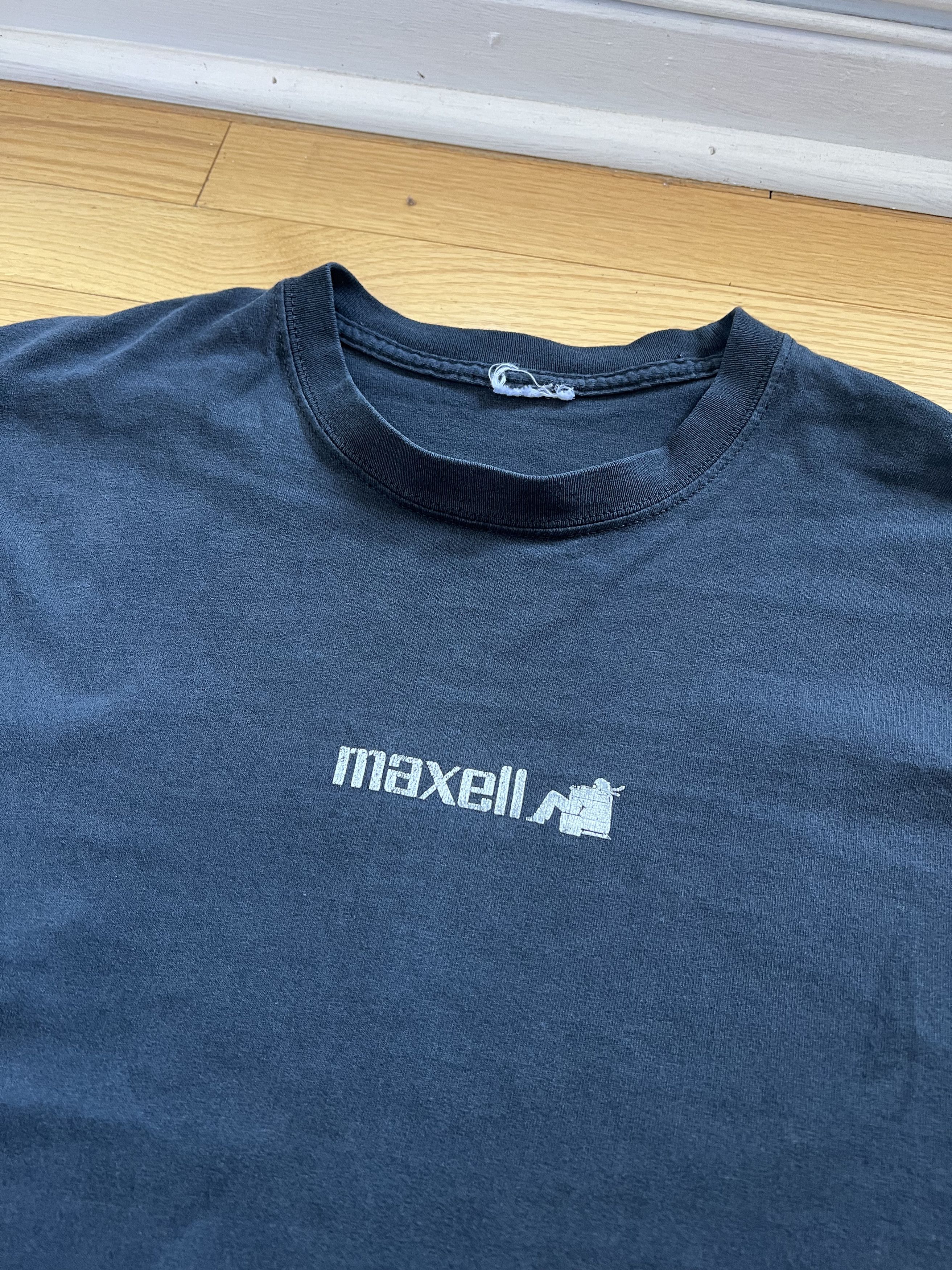 Vintage 1990s Maxell Graphic Tee Size US XL / EU 56 / 4 - 1 Thumbnail