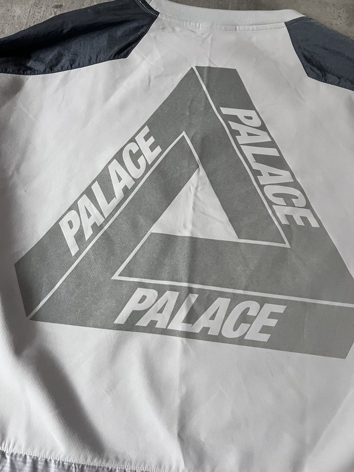 Adidas × Palace Adidas x Palace grey sport sweatshirt Size US XL / EU 56 / 4 - 4 Thumbnail