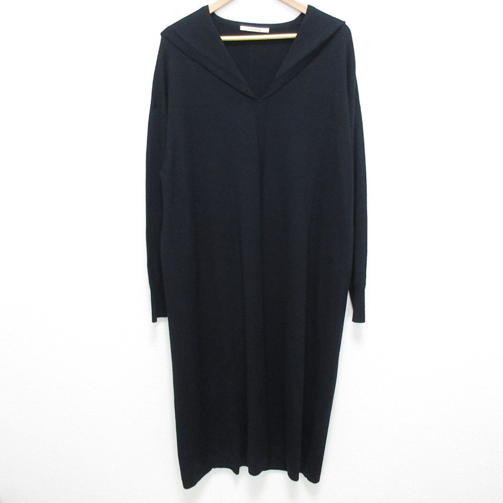 Other Other Curensology Sailor Collar Long Knit Dress Textile Dresses DUTY FREE for USA Size ONE SIZE - 1 Thumbnail