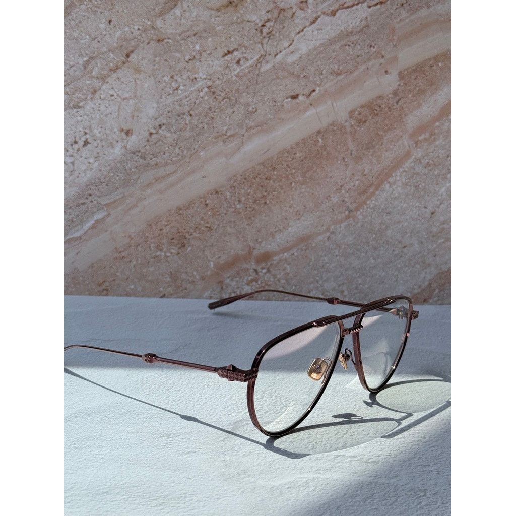 Valentino NEW Valentino VLX133-C Rose Gold Metal Pilot Aviator Frames Size ONE SIZE - 6 Thumbnail