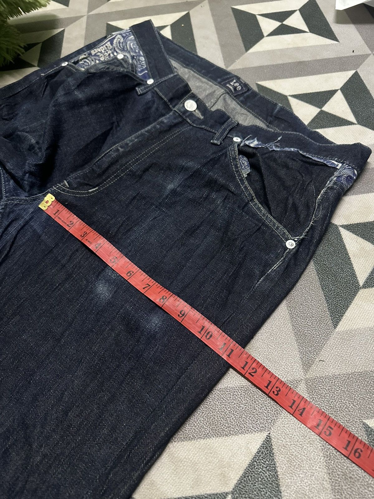 Lee Lee x Xlarge bandana blue denim jeans Size US 37 - 18 Thumbnail