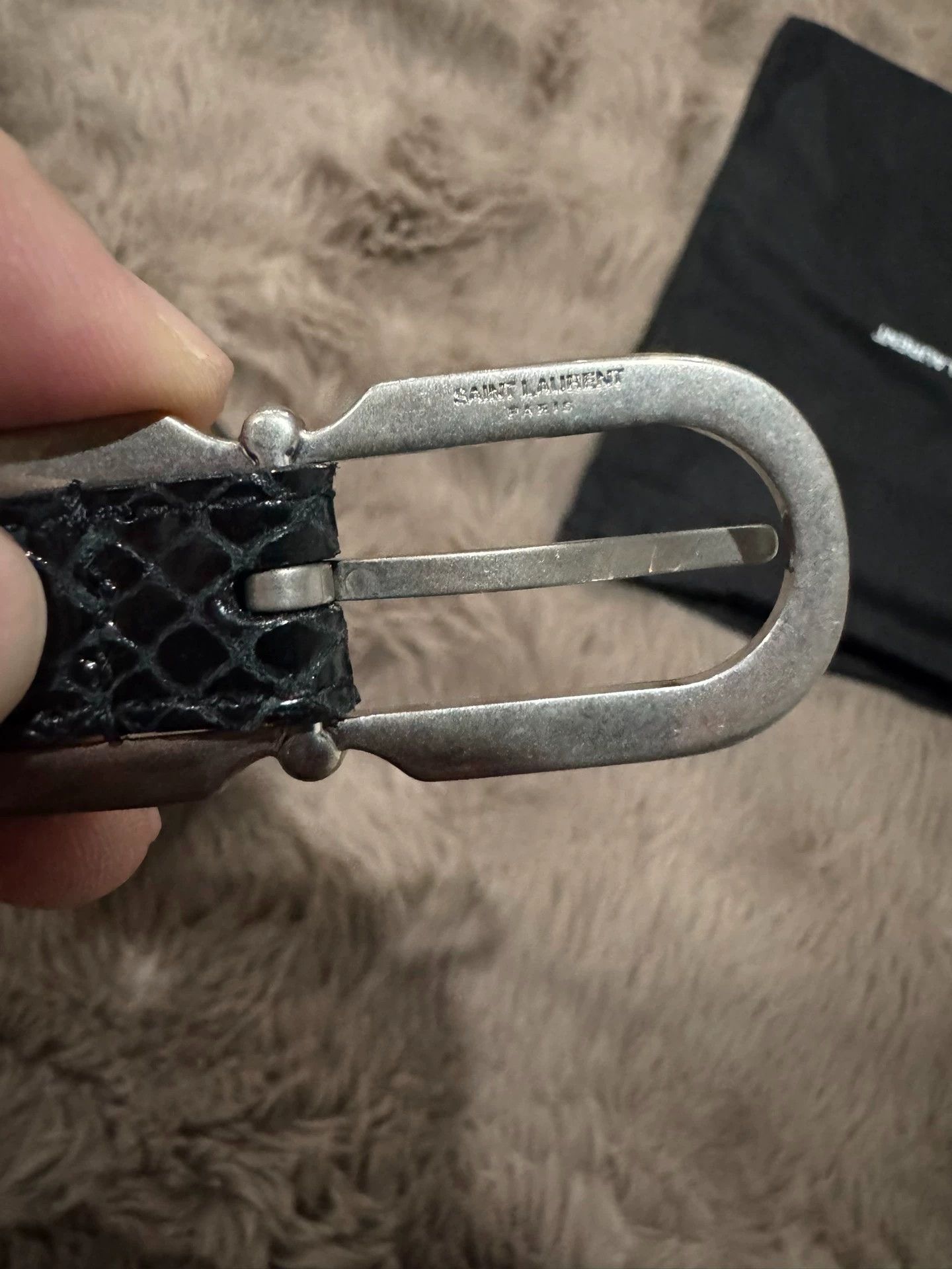 Saint Laurent Paris Saint Laurent belt, verified by our authentication service. Size ONE SIZE - 2 Thumbnail