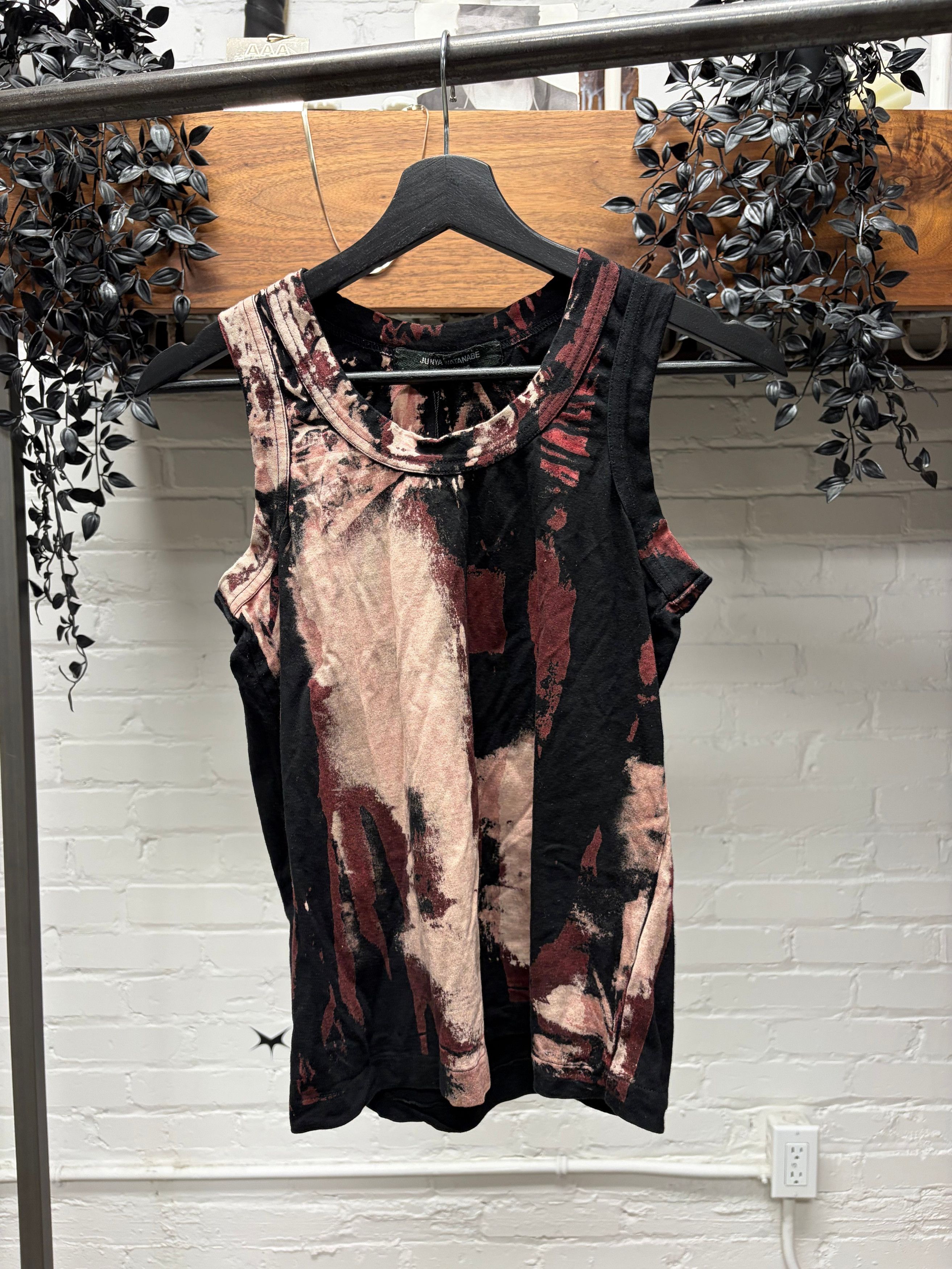 Junya Watanabe SS2006 Junya Watanabe ‘Grunge’ Bleached Red/Black Tank Top Size US S / EU 44-46 / 1 - 1 Thumbnail