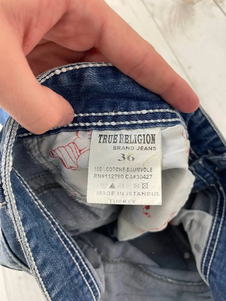 True Religion Vintage True Religion Joye Super Denim Jeans Y2K Japan Size US 36 / EU 52 - 13 Thumbnail