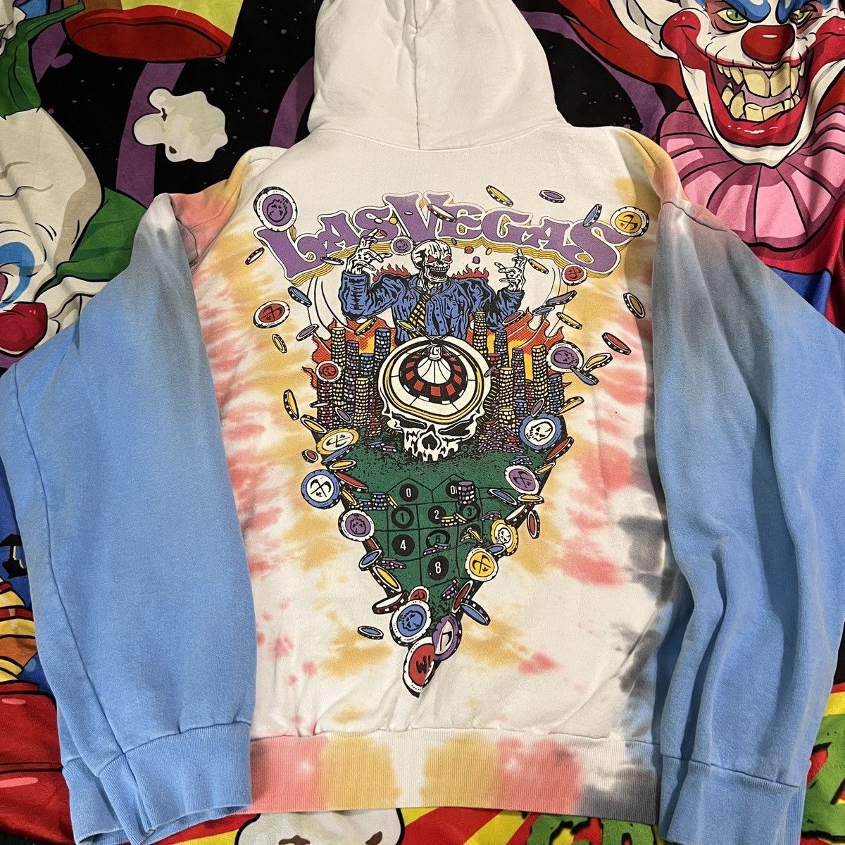 Warren Lotas WARREN LOTAS TYE DYE LAS VEGAS ROULETTE HOODIE 2XL XXL Size US XXL / EU 58 / 5 - 2 Thumbnail