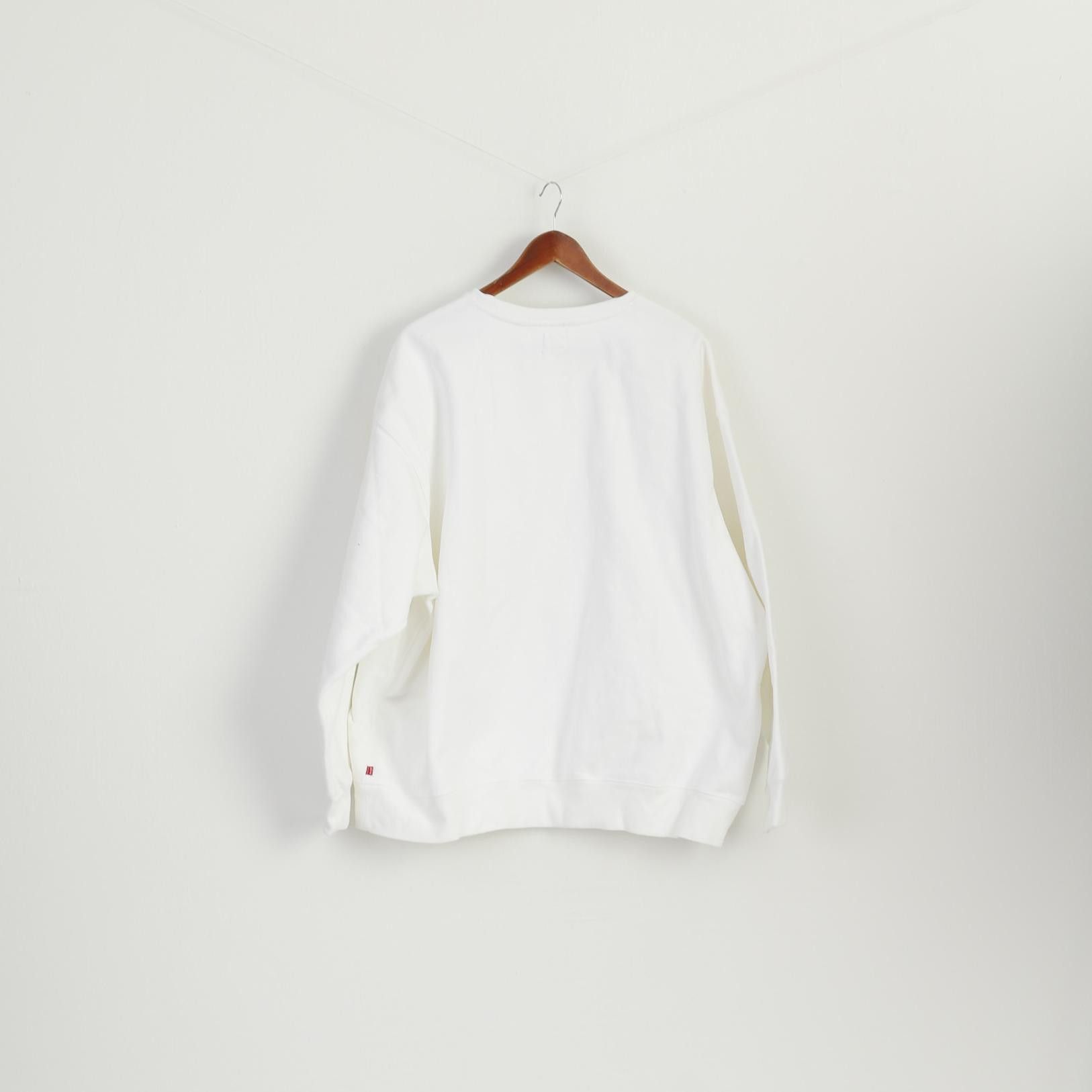Levi's Levi's Men XXL Sweatshirt White Cotton Logo Relaxed 2562 Size US XXL / EU 58 / 5 - 6 Thumbnail
