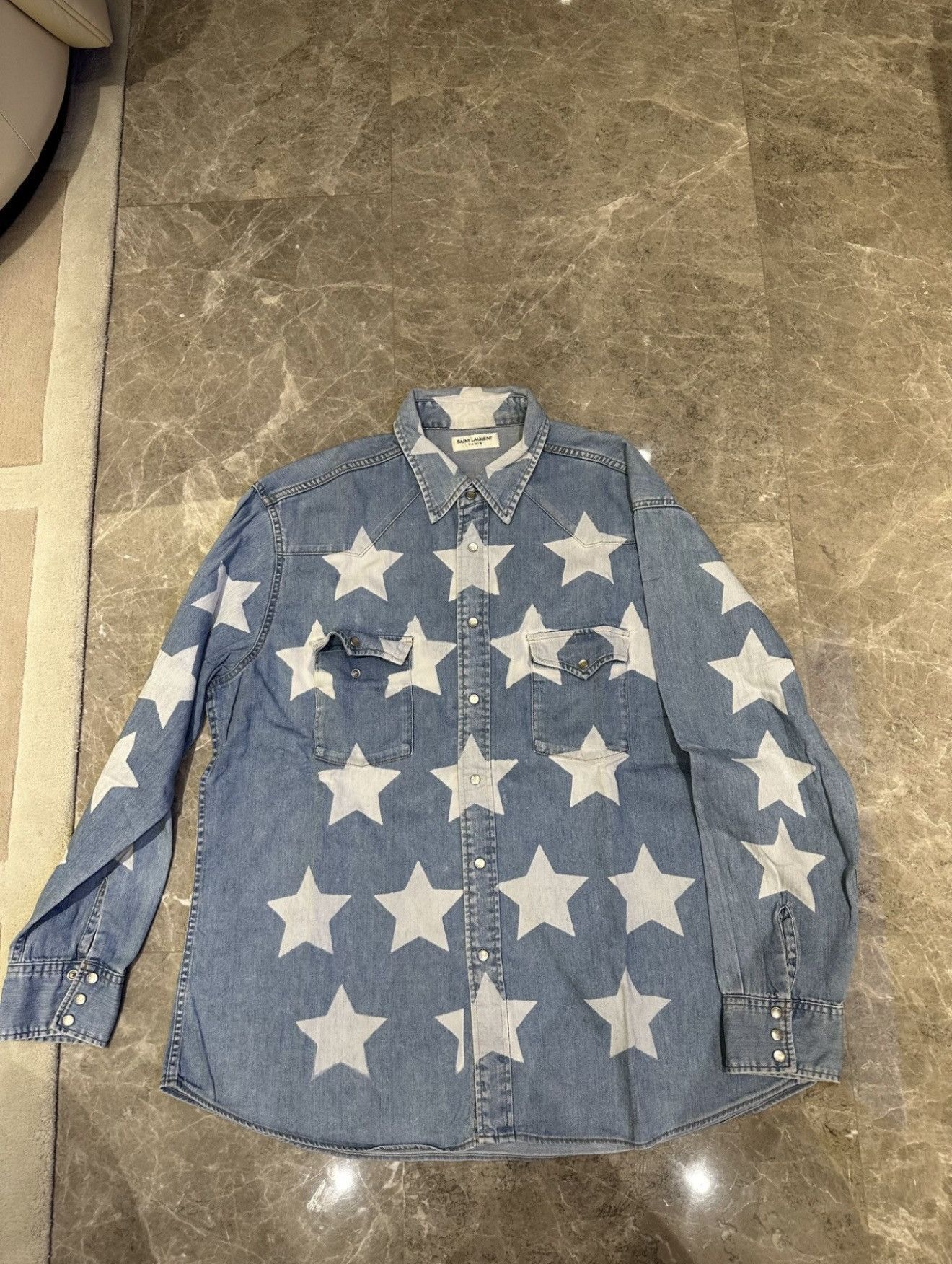 saint laurent star shirt-2505