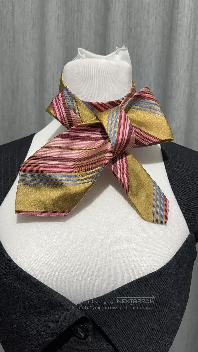 Vivienne Westwood Vivienne Westwood Pink, Blue, and Yellow Tie Size ONE SIZE - 5 Thumbnail