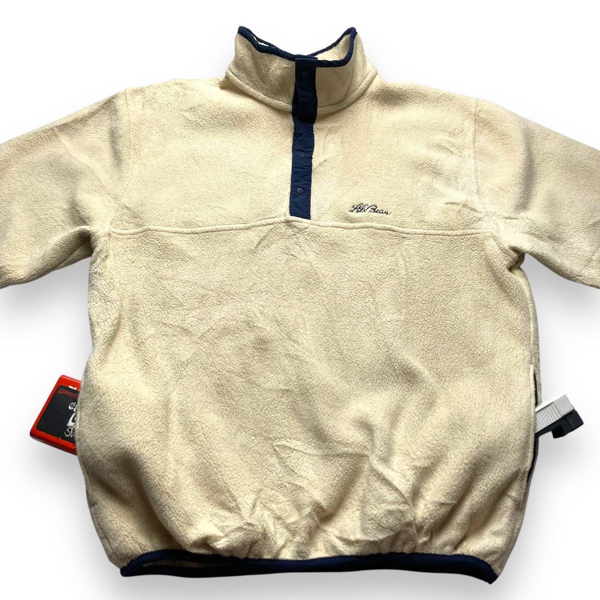L.L. Bean × Vintage VINTAGE LL BEAN EMBROIDERED SPELL OUT FLEECE JACKET Size US M / EU 48-50 / 2 - 3 Thumbnail
