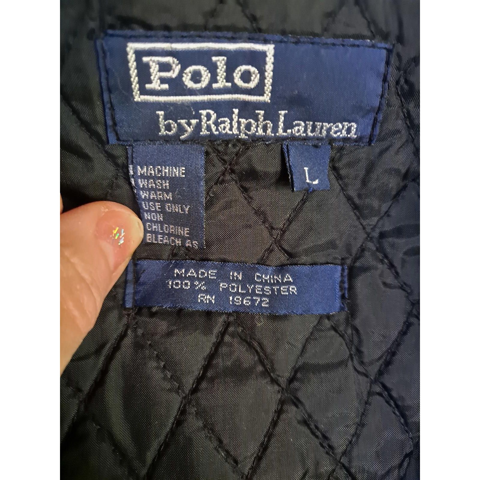 Polo Ralph Lauren Vintage Polo Brown Button Up Jacket with Quilted Inside with Size US L / EU 52-54 / 3 - 3 Thumbnail
