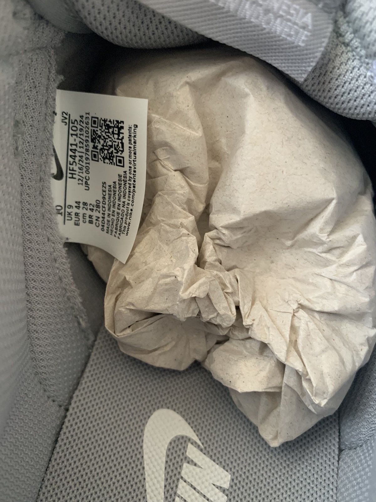 Nike Nike Grey Fog Dunk Low Size US 9 / EU 42 - 7 Thumbnail