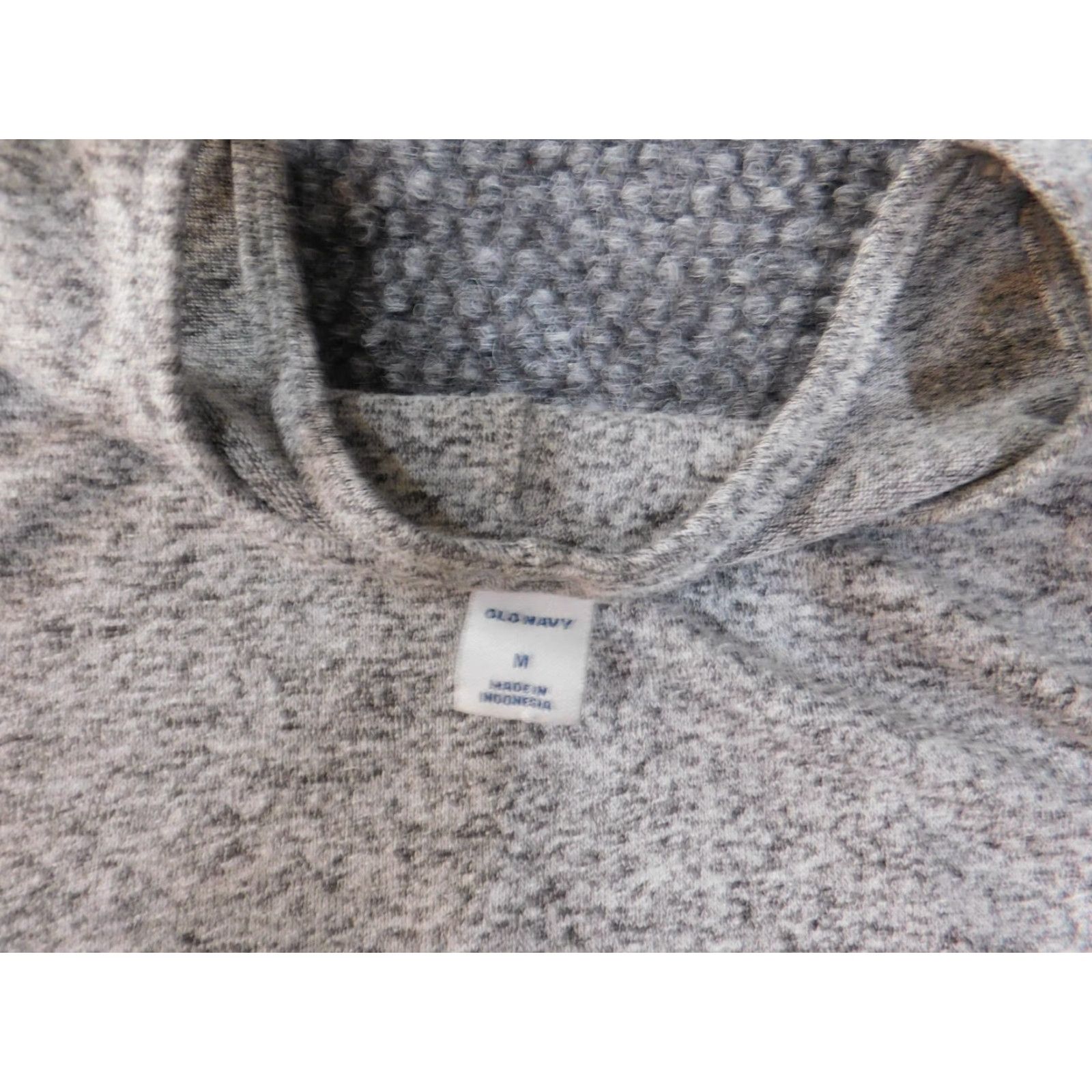 Old Navy Old Navy Dress A-Line Womens Medium Gray Sleeveless Rayon Knee Length Casual Button Crew Neck Stretch Size M / US 6-8 / IT 42-44 - 4 Thumbnail