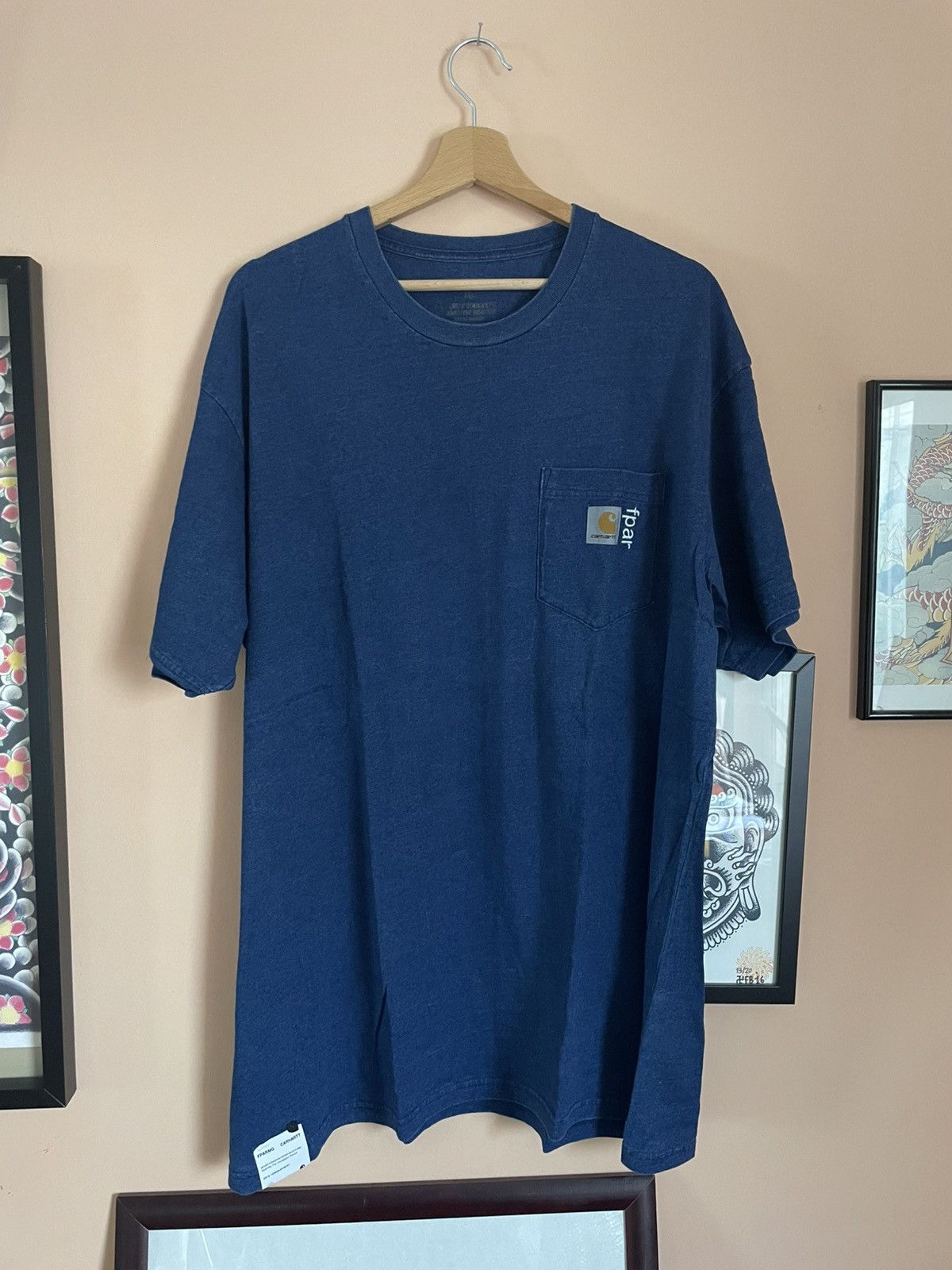 Carhartt Wip × FPAR Carhartt WIP X FPAR Pocket T-shirt Size US XL / EU 56 / 4 - 3 Thumbnail