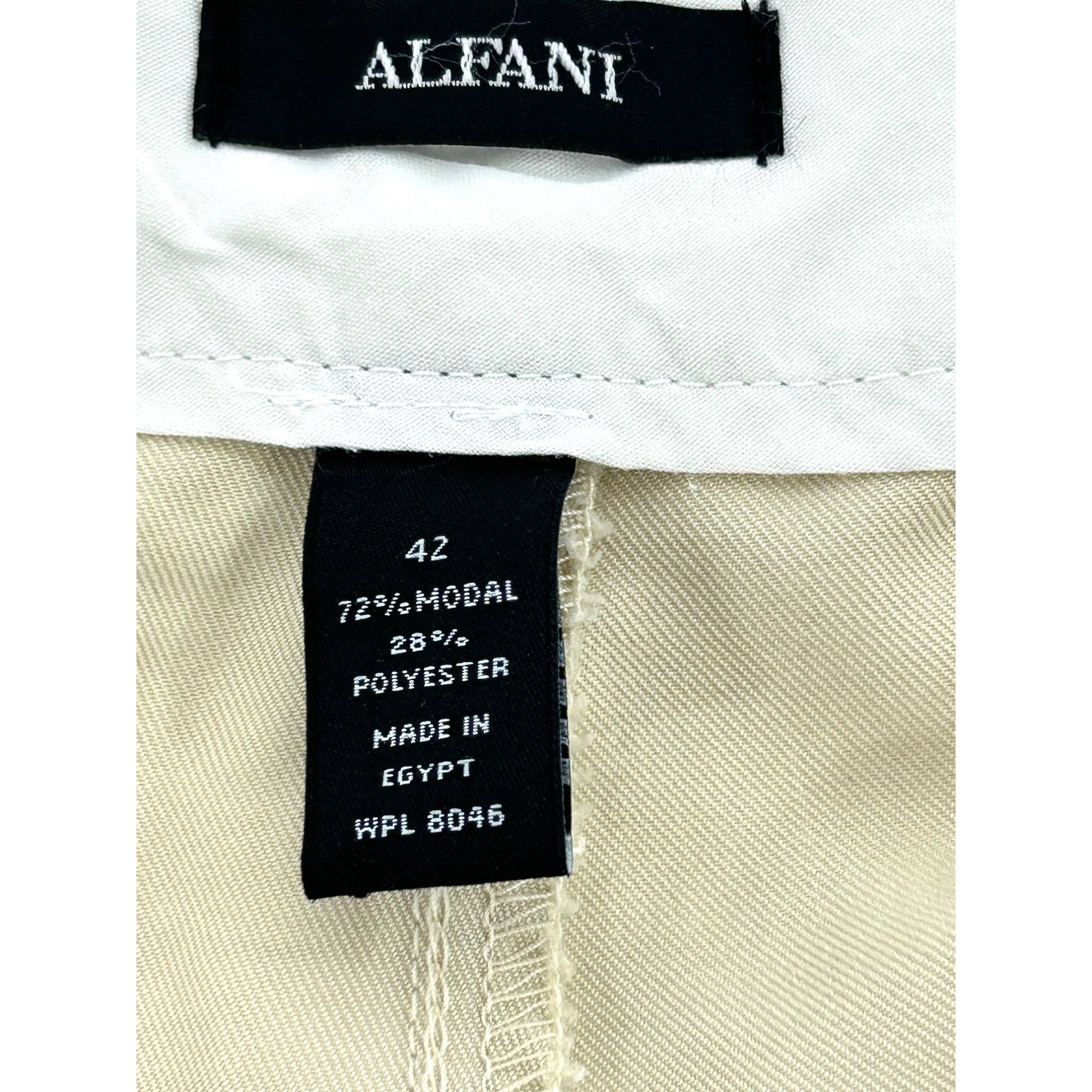 Alfani Alfani Men's Cream Golf Shorts 42 Modal/Polyester Zip Button Size US 42 / EU 58 - 3 Thumbnail
