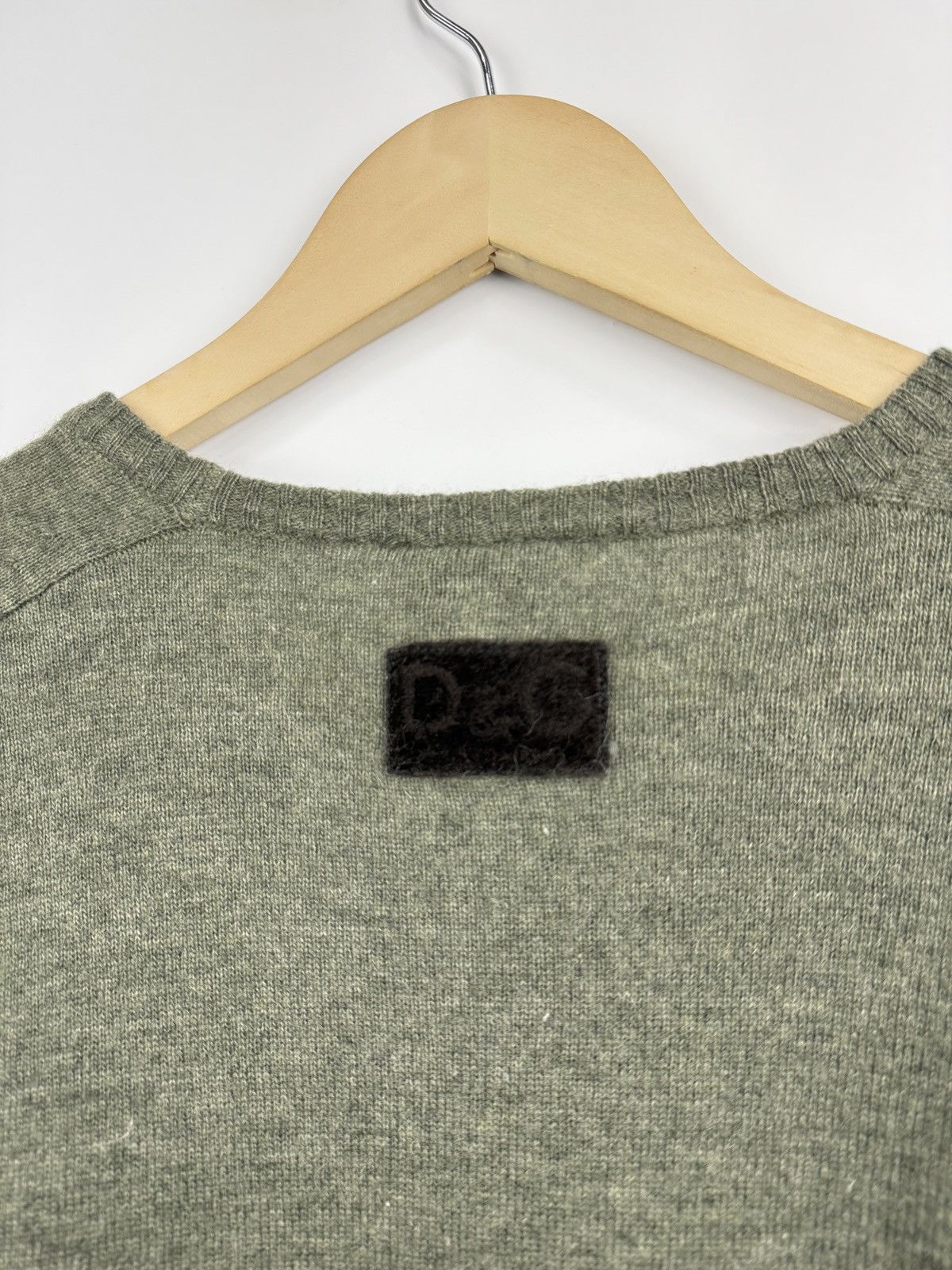 Dolce & Gabbana 🇮🇹 Vintage 90s Dolce Gabbana Wool Sweater Made in Italy Retro Size US L / EU 52-54 / 3 - 8 Thumbnail
