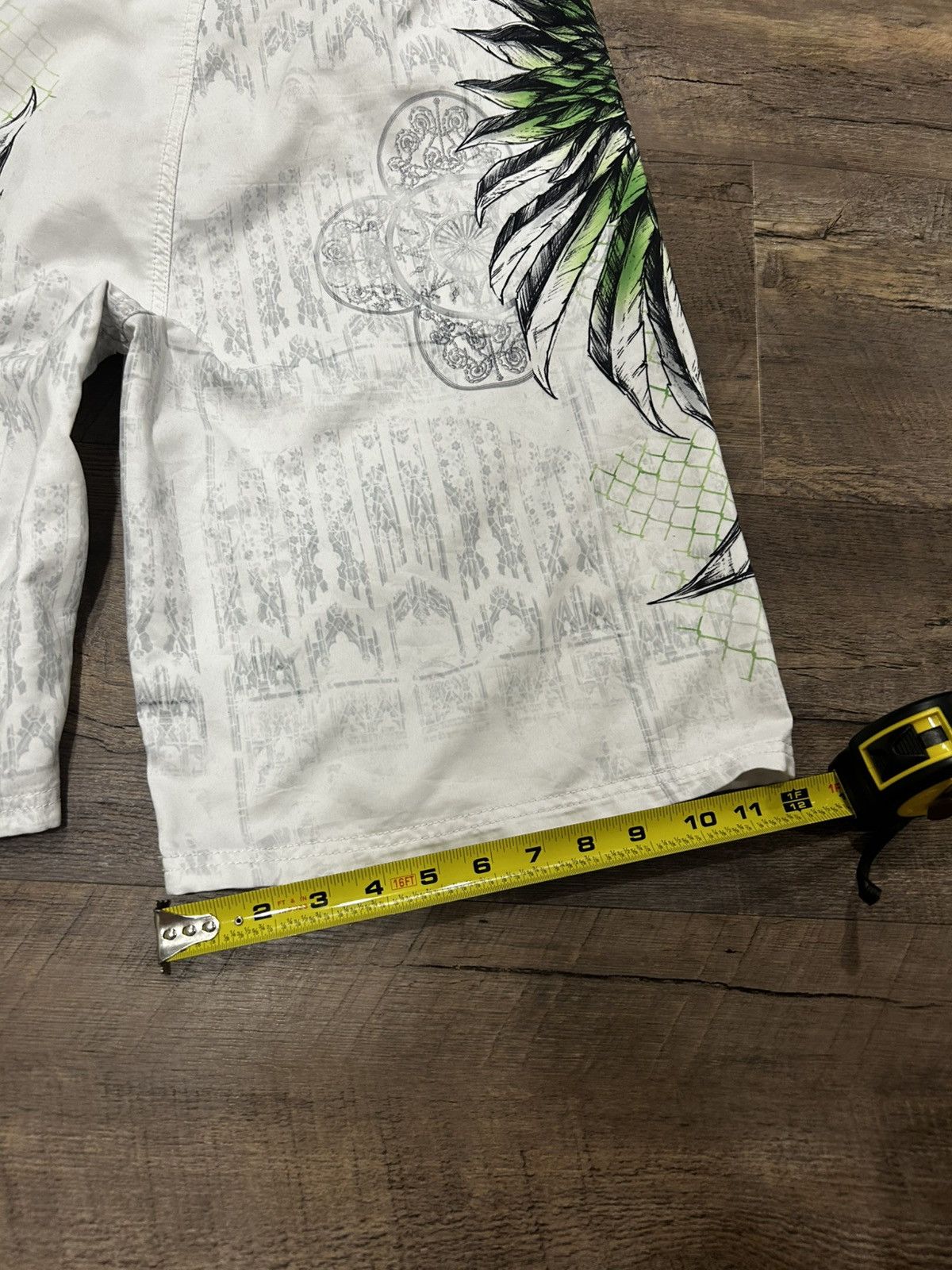 Affliction 🔫 MMA Elite Y2K Swim Shorts 🔫 Size US 32 / EU 48 - 8 Thumbnail