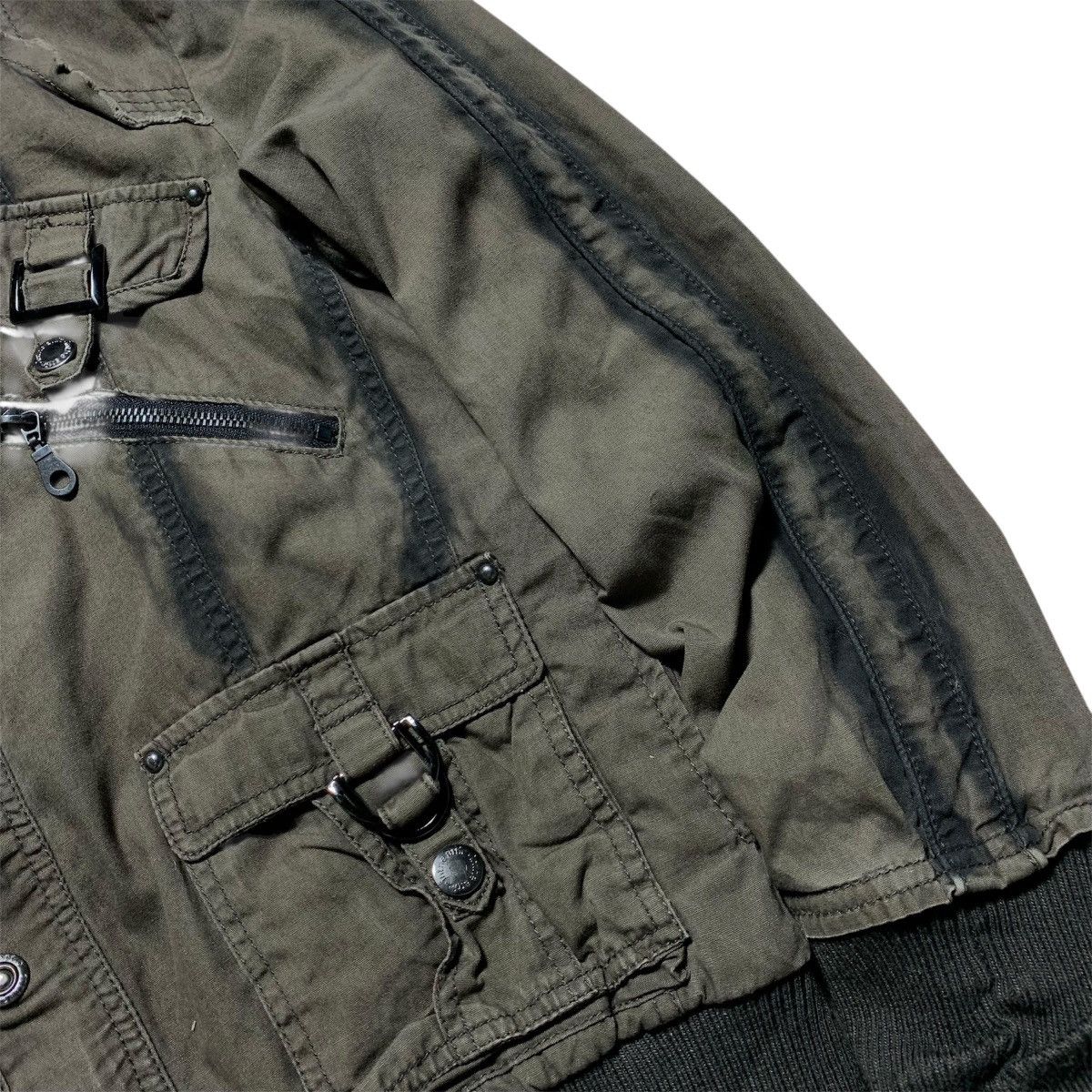 In The Attic In The Attic Bondage Vkei Style Bono Multi Pocket Jacket Size US M / EU 48-50 / 2 - 2 Thumbnail