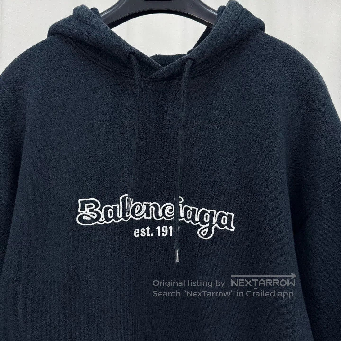 Balenciaga Balenciaga Embroidered Letter Hoodie XS. Size XS / US 0-2 / IT 36-38 - 3 Thumbnail