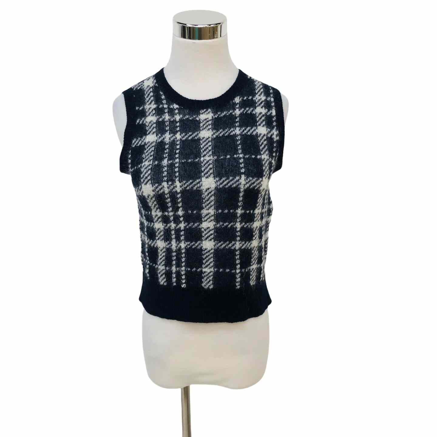 Dior Dior Wool Plaid Tank Top S Women Size S / US 4 / IT 40 - 1 Thumbnail
