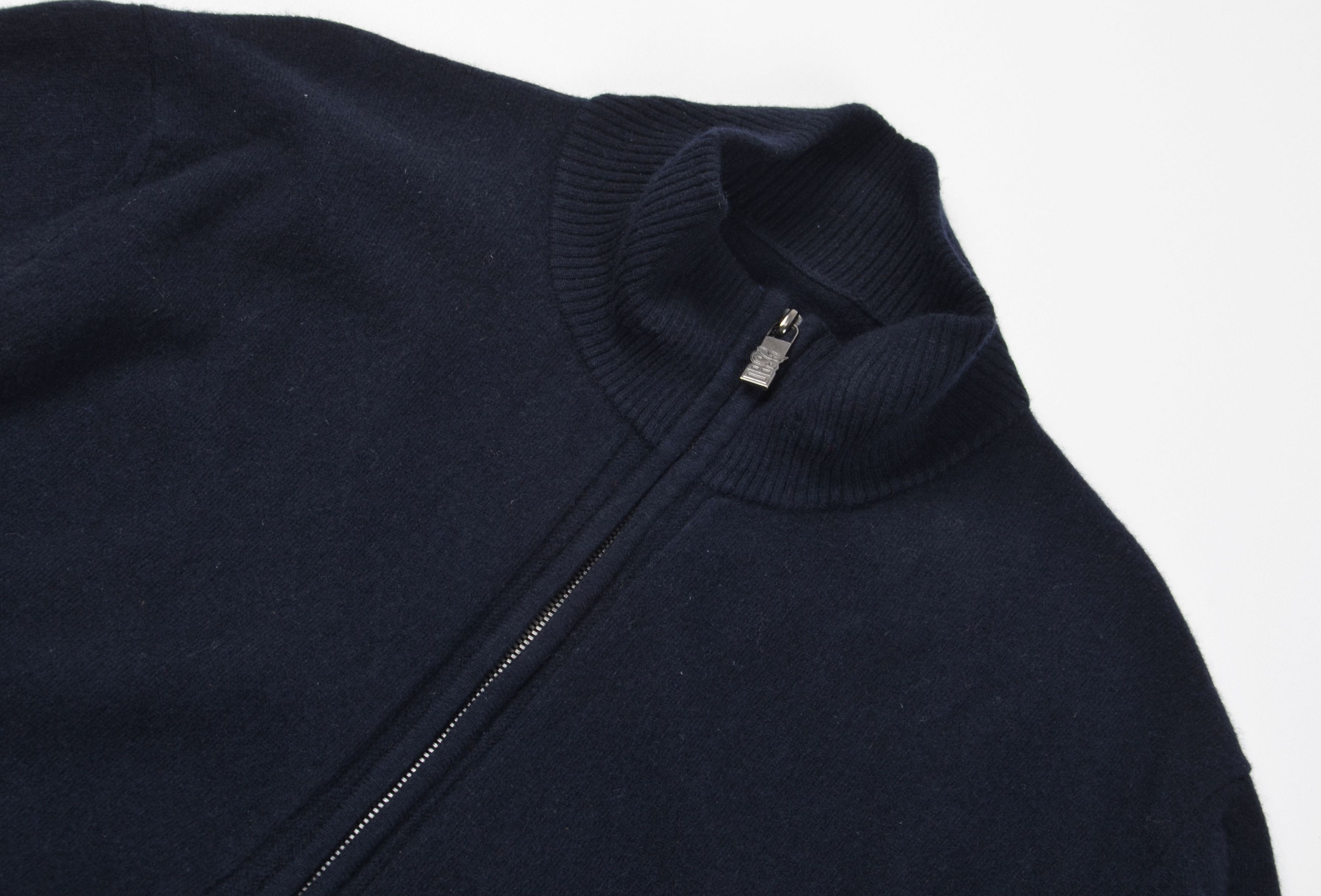 Dirk Bikkembergs Dirk Bikkembergs Sport Couture Wool Knit Full Zip Sweater Size US L / EU 52-54 / 3 - 3 Thumbnail