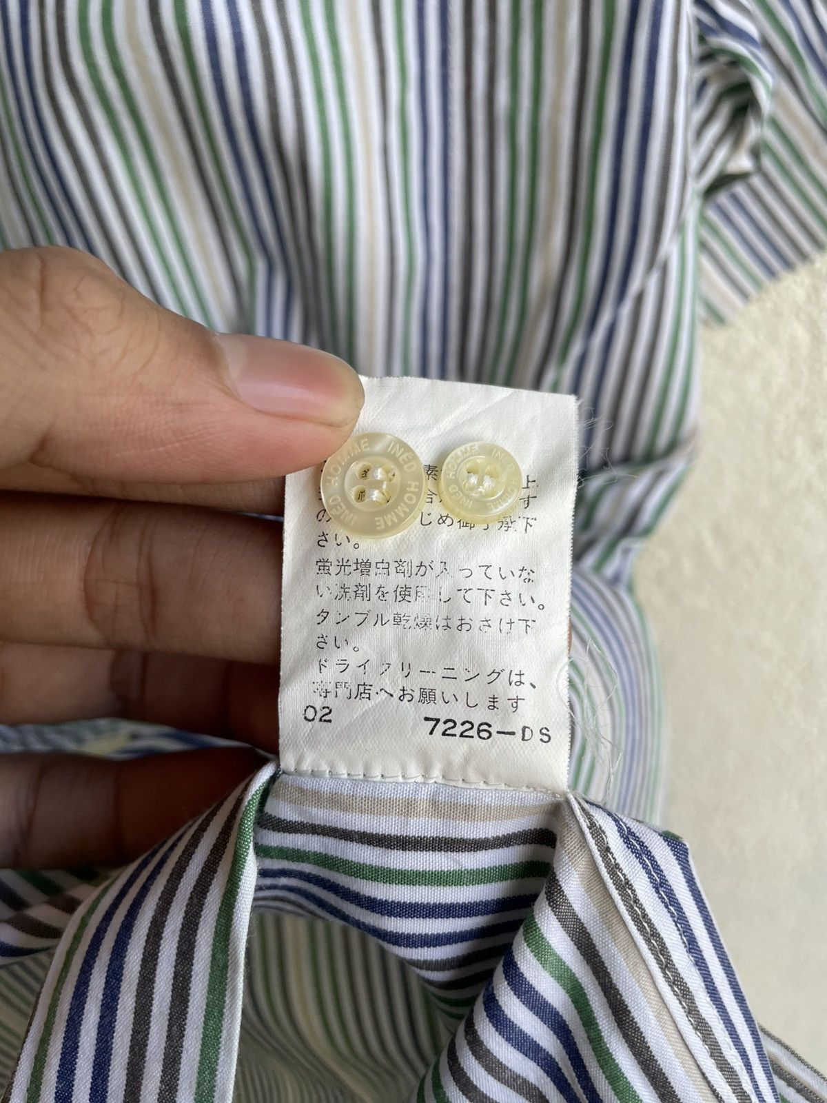 Issey Miyake 2000s Ined Homme Archival Plaid Shirt y’s Hysteric Y2K Japan Size US M / EU 48-50 / 2 - 8 Thumbnail