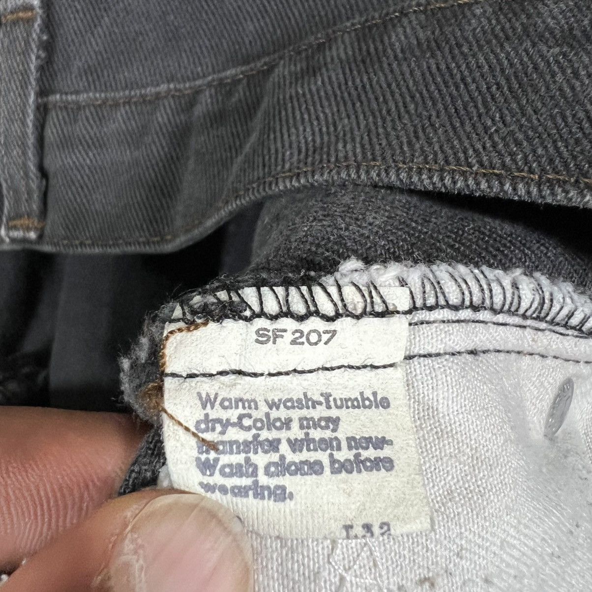 Levi's Vtg 80s Levi’s 505 Jeans Black Denim USA Made Black Tab Size US 29 - 10 Thumbnail