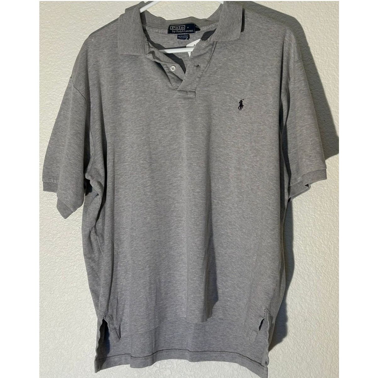 Polo Ralph Lauren Polo Ralph Lauren Men's Large Grey Shirt - Classic Style Size US L / EU 52-54 / 3 - 1 Thumbnail