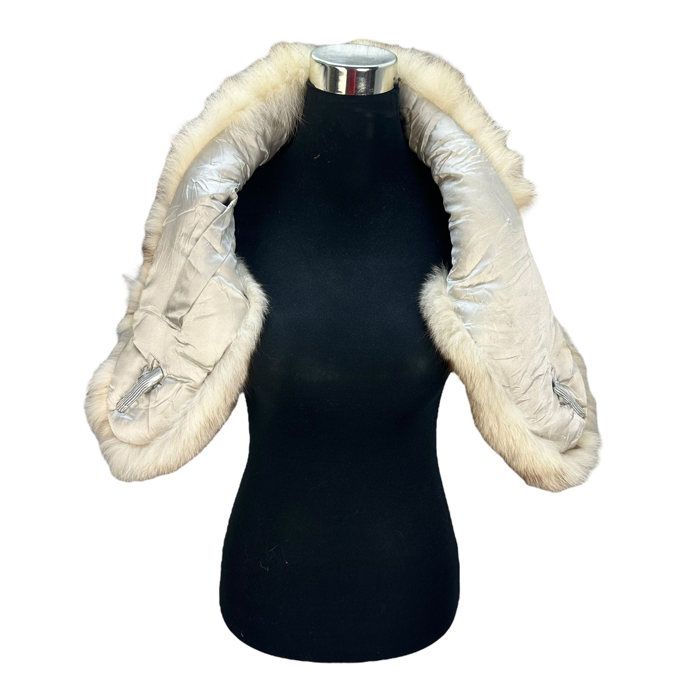 Sagafurs SAGA FOX TRIM BESATZ GARNITURE SHAWL COLLAR WRAP #8940-041 Size ONE SIZE - 6 Thumbnail