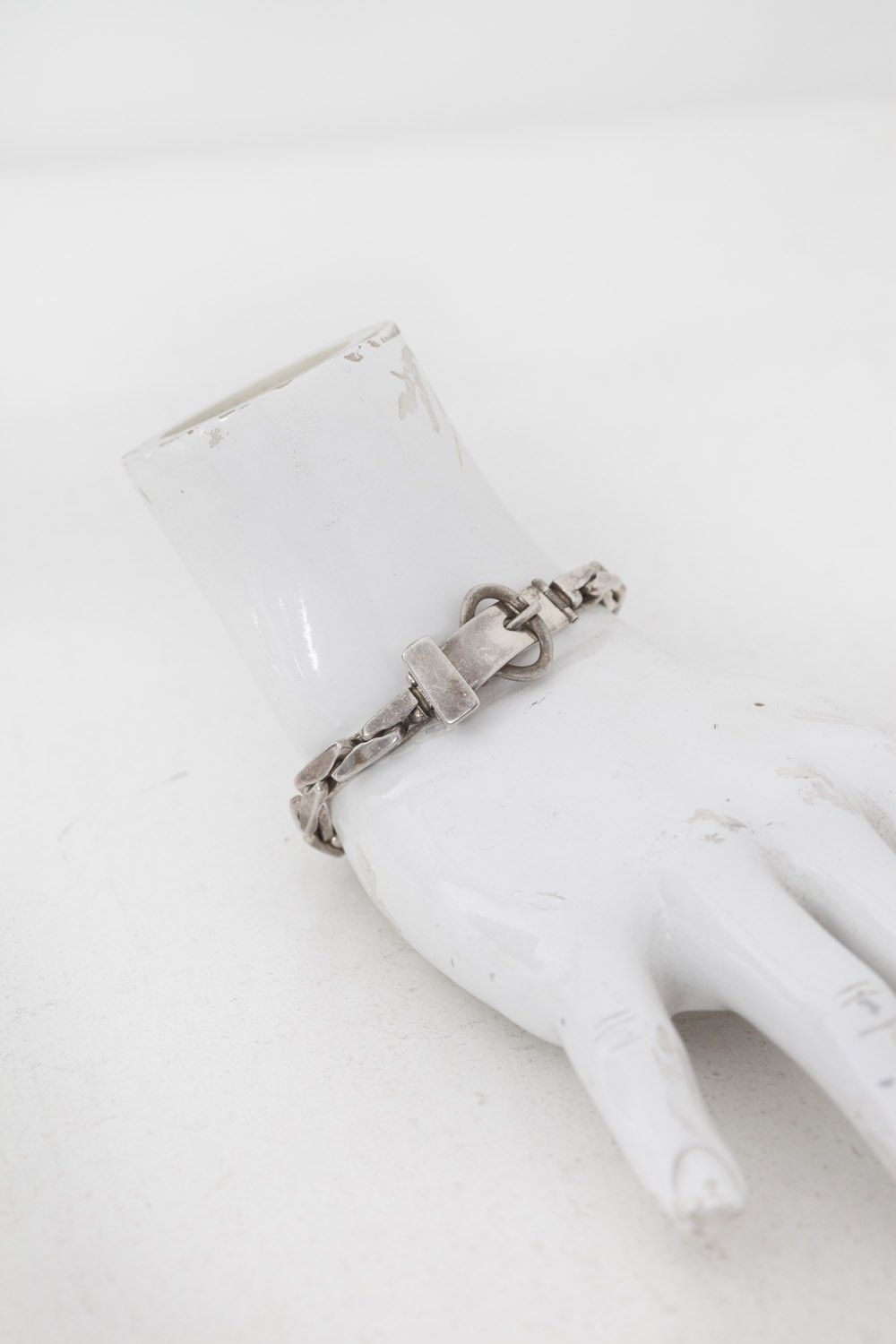 Vintage Vintage sterling silver boucle de sellier bracelet Size ONE SIZE - 9 Thumbnail